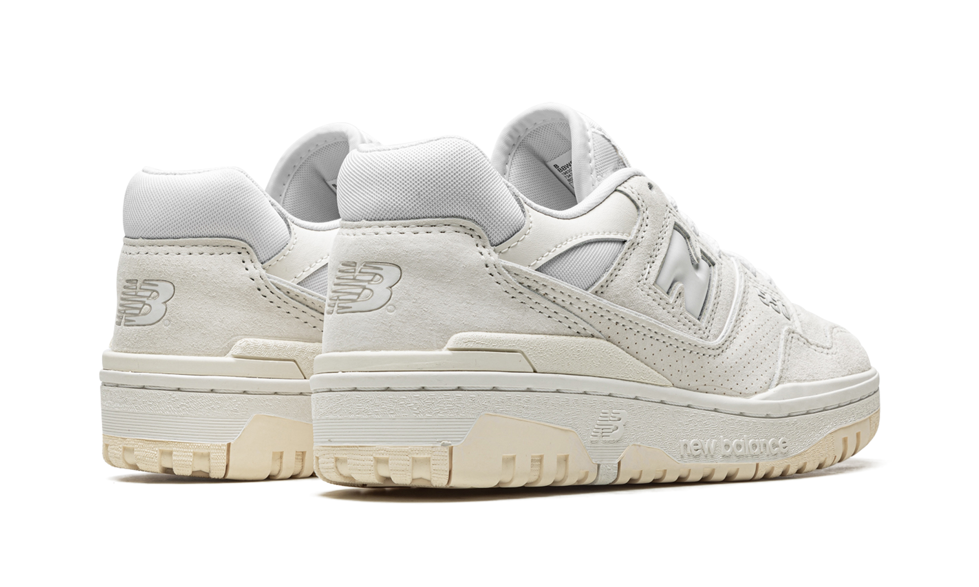 new balance 550 sea salt macadamia nut women s+BBW550PA+diagnol right behind view