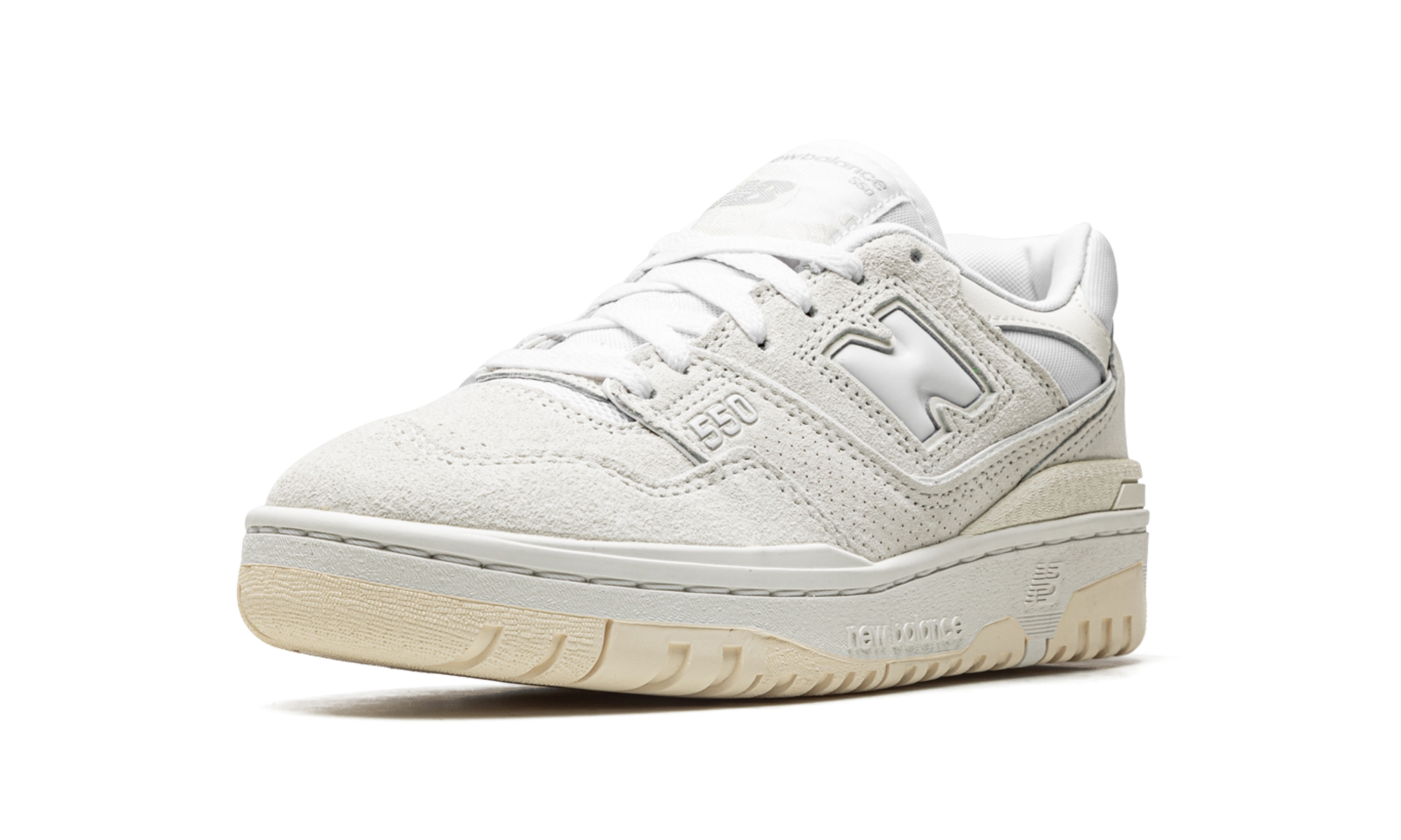 new balance 550 sea salt macadamia nut women s+BBW550PA+left diagnol single view