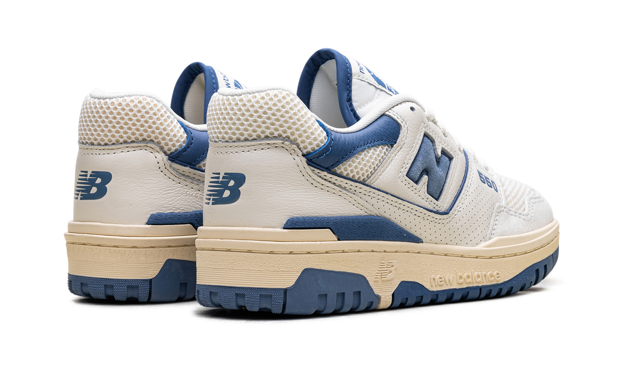 new balance 550 sea salt pack blue agate+BB550CPD+diagnol right behind view
