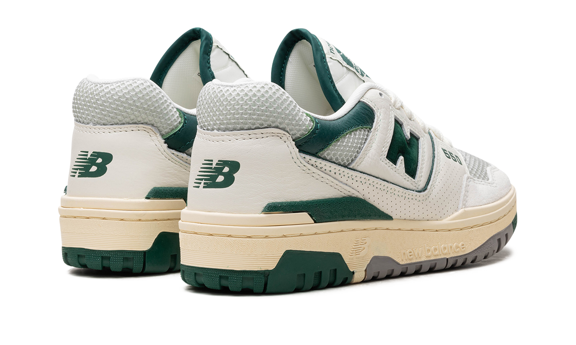 new balance 550 sea salt pack marsh green+BB550CPE+diagnol right behind view