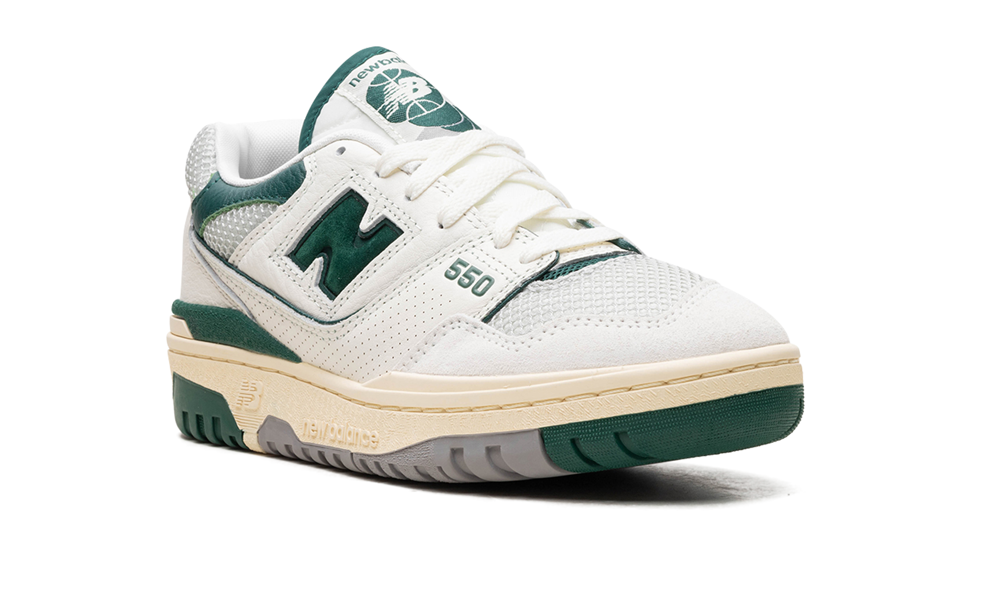 new balance 550 sea salt pack marsh green+BB550CPE+diagnol right view