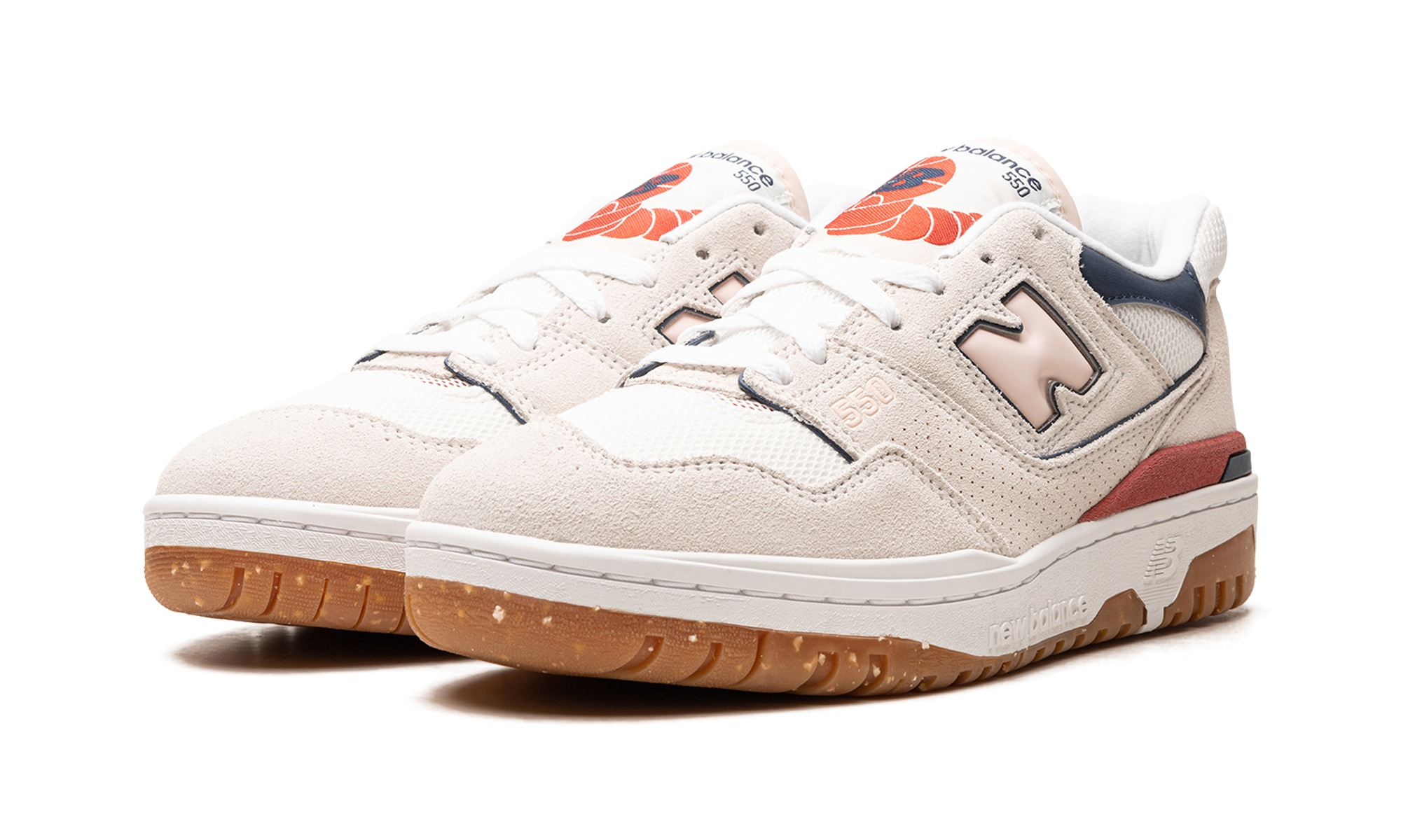 new balance 550 sea salt quartz pink astro dust women s+BBW550NP+diagnol left view