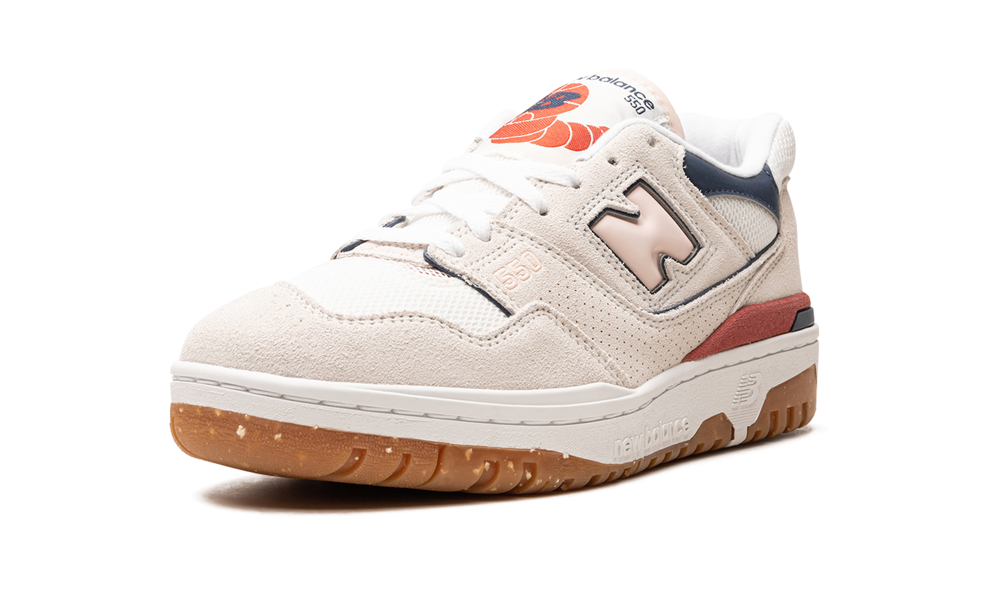 new balance 550 sea salt quartz pink astro dust women s+BBW550NP+left diagnol single view