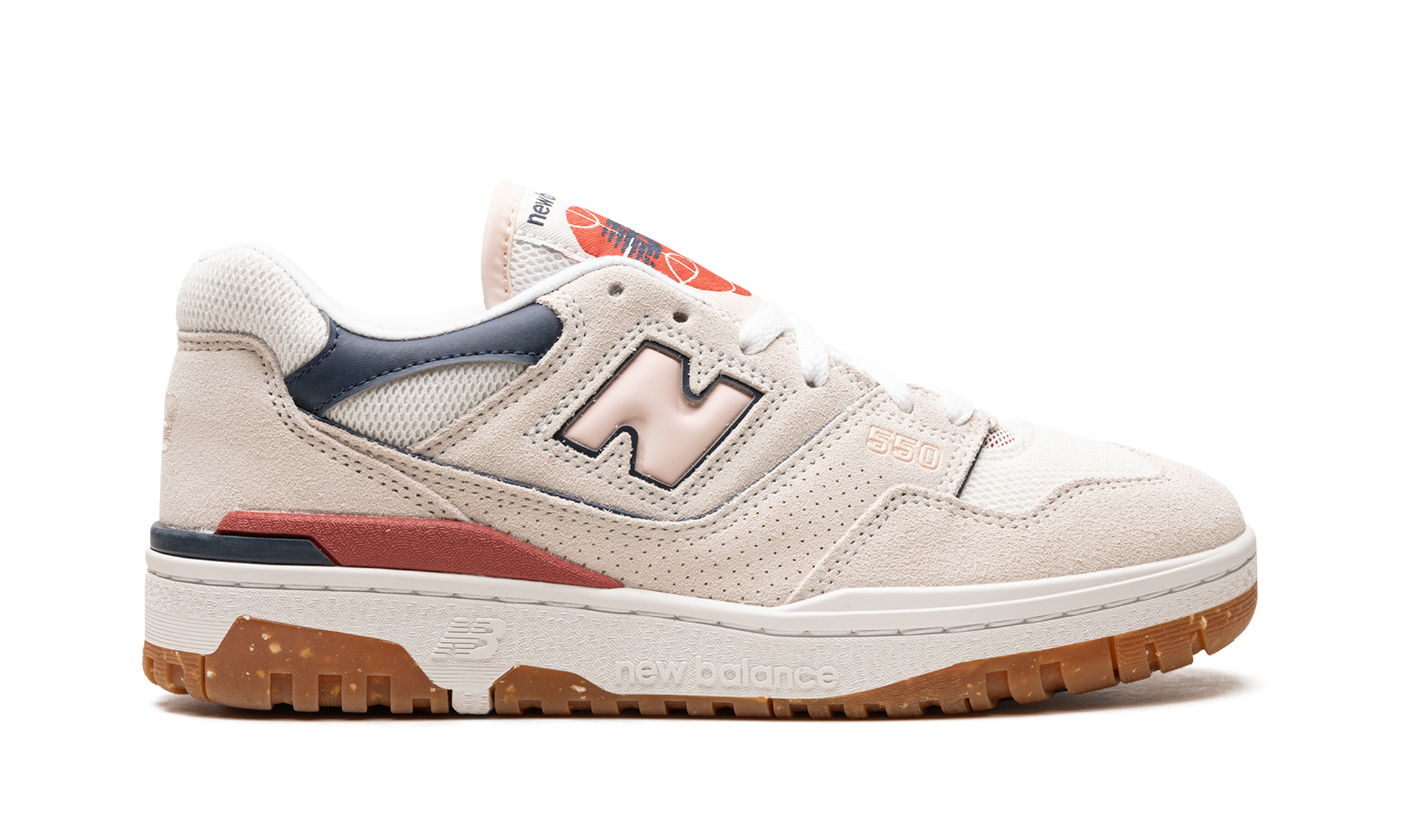 new balance 550 sea salt quartz pink astro dust women s+BBW550NP+right view