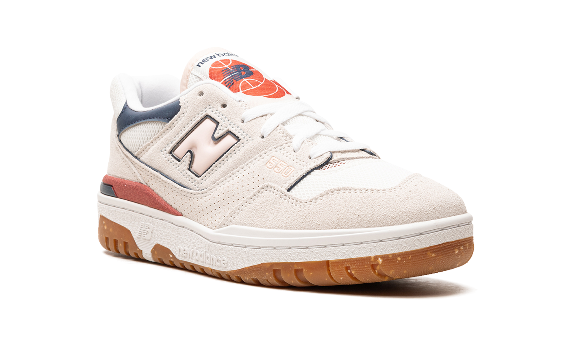 new balance 550 sea salt quartz pink astro dust women s+BBW550NP+diagnol right view