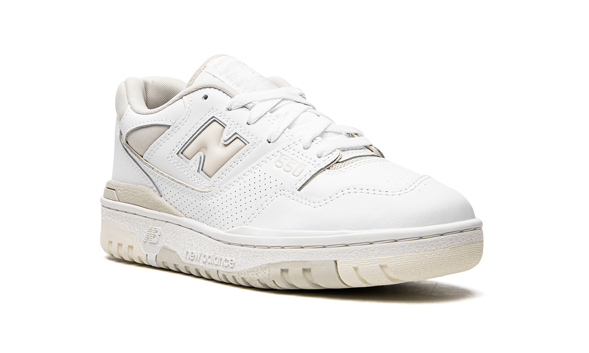 new balance 550 silver birch women s+BBW550WS+diagnol right view