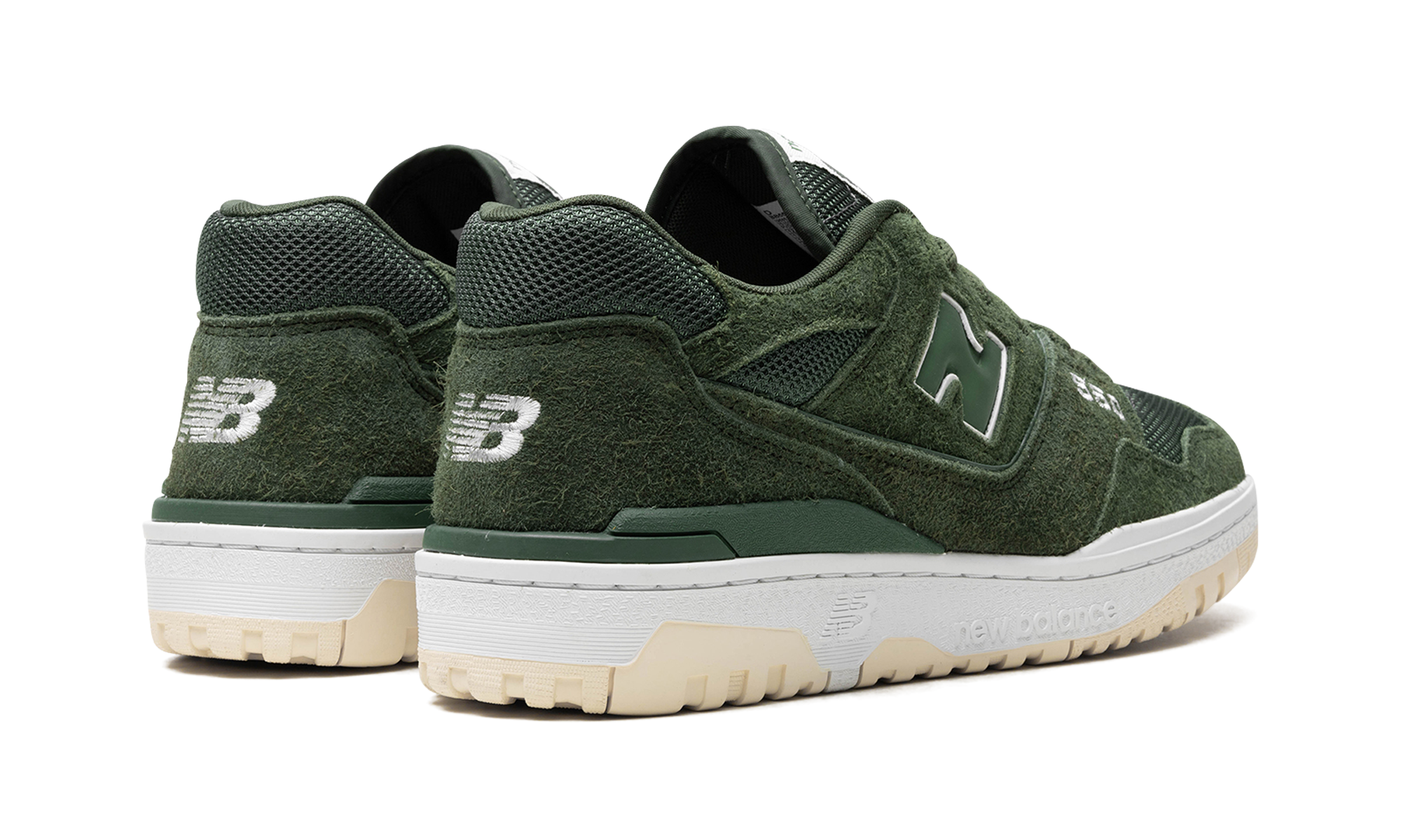new balance 550 suede nori+BB550PHB+diagnol right behind view