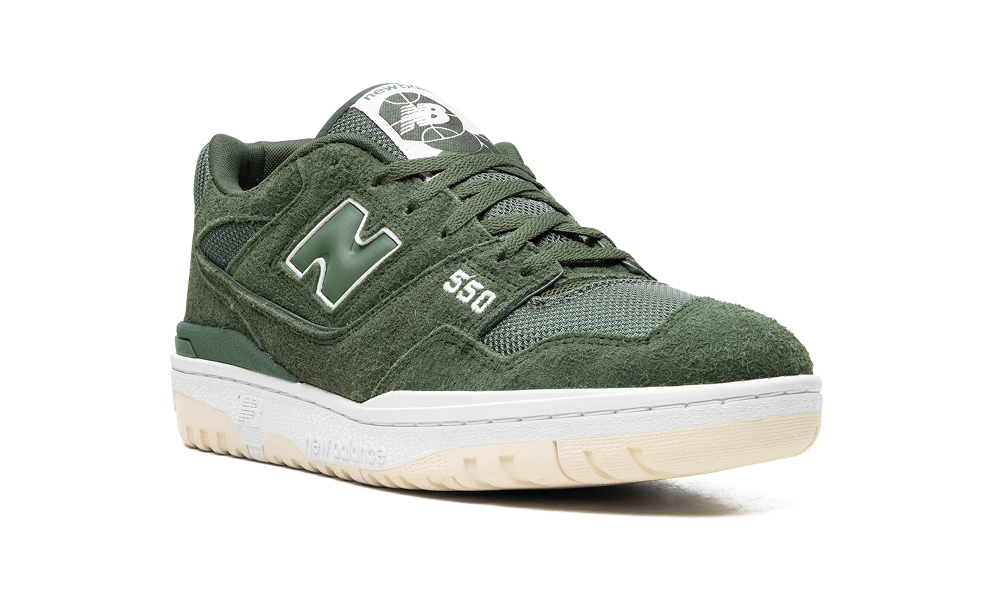 new balance 550 suede nori+BB550PHB+diagnol right view
