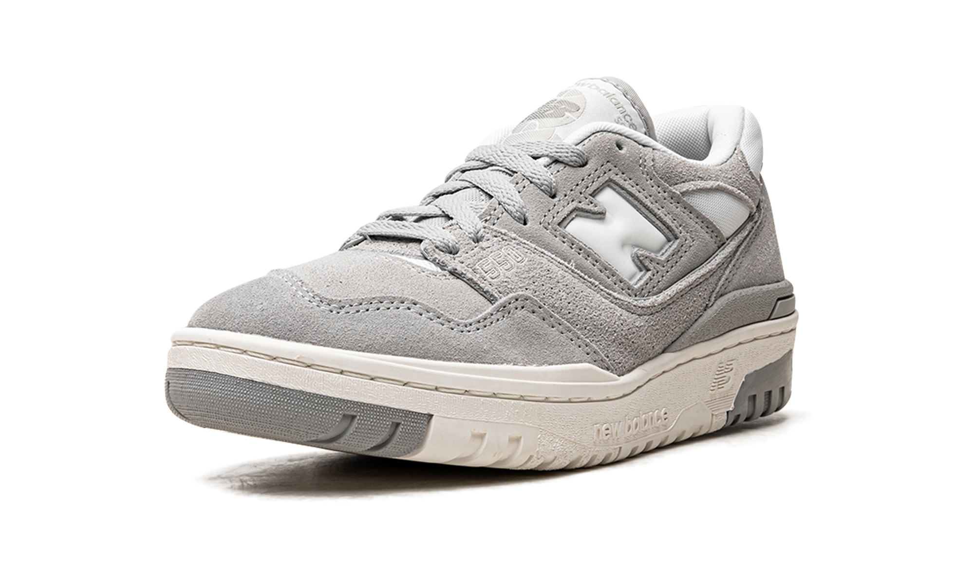 new balance 550 suede pack concrete+BB550VNB+left diagnol single view