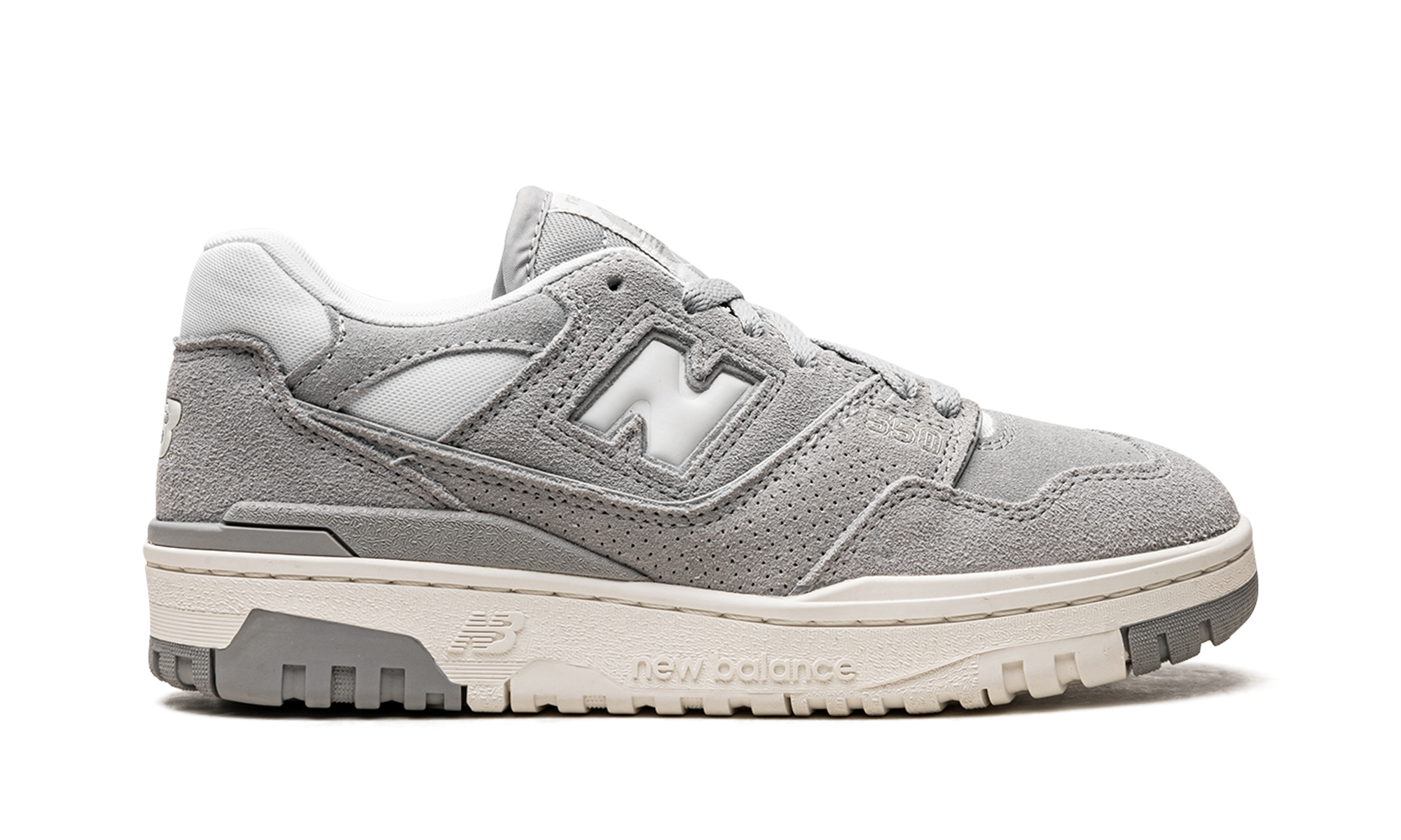new balance 550 suede pack concrete+BB550VNB+right view