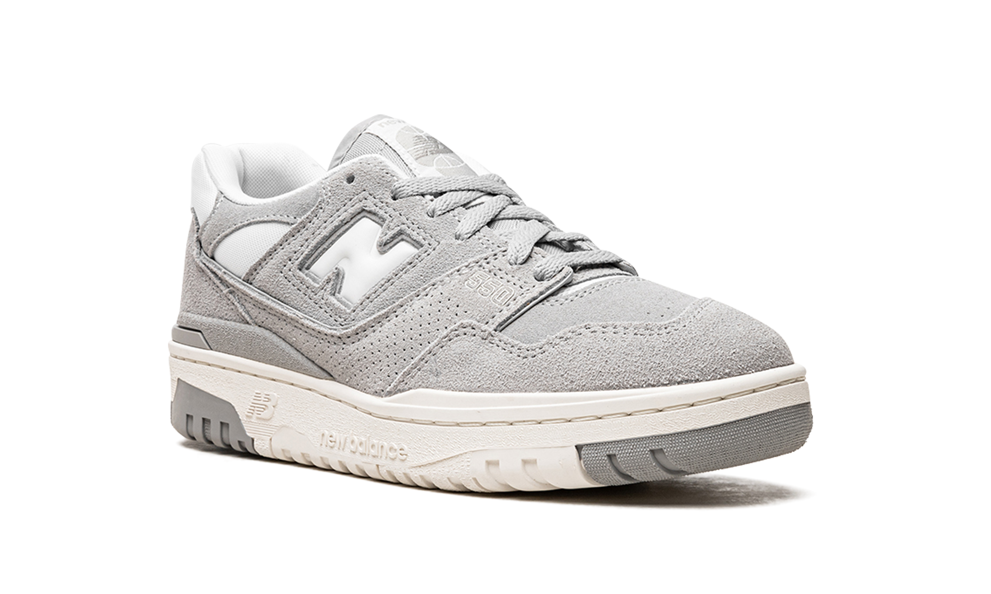 new balance 550 suede pack concrete+BB550VNB+diagnol right view