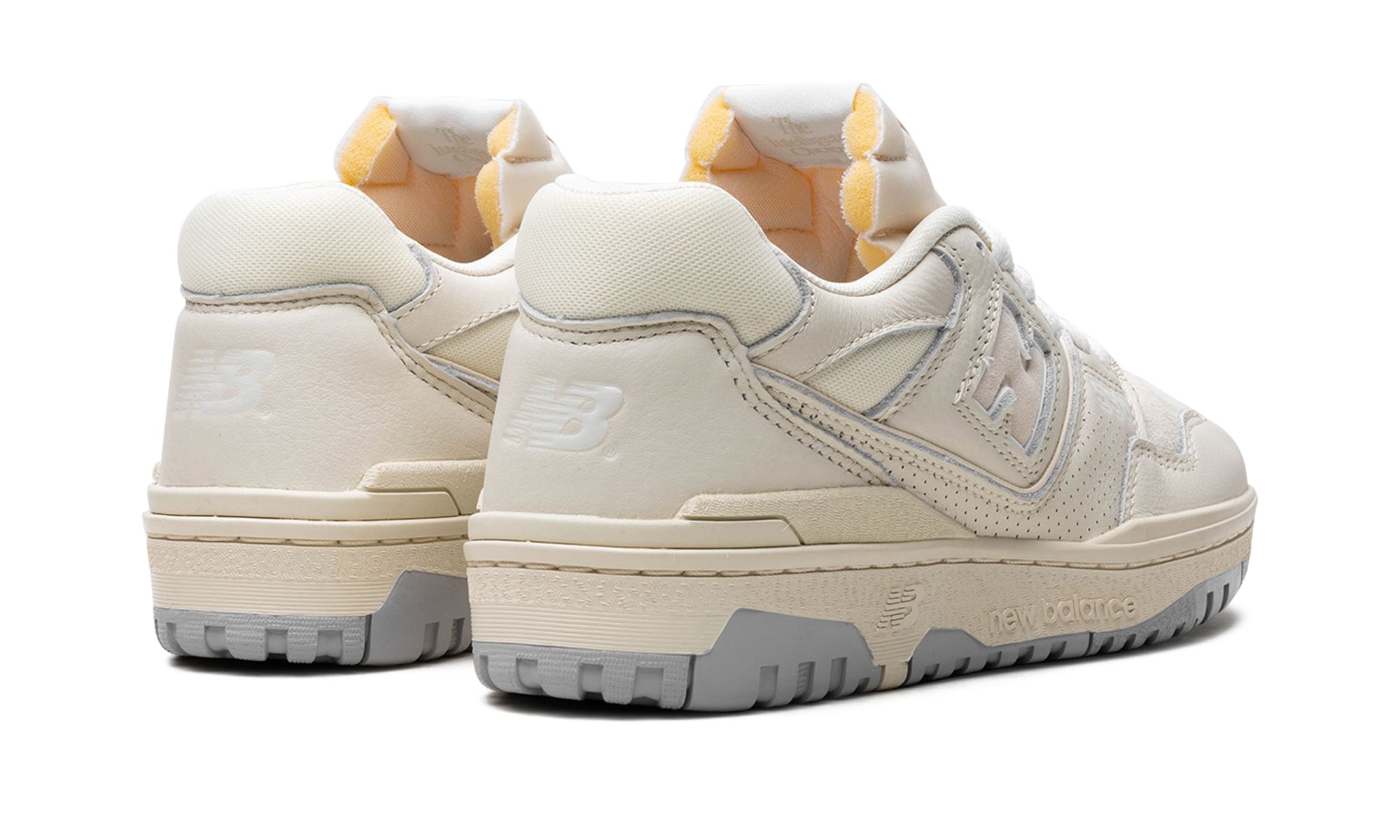 new balance 550 turtledove white+BB550PWD+diagnol right behind view