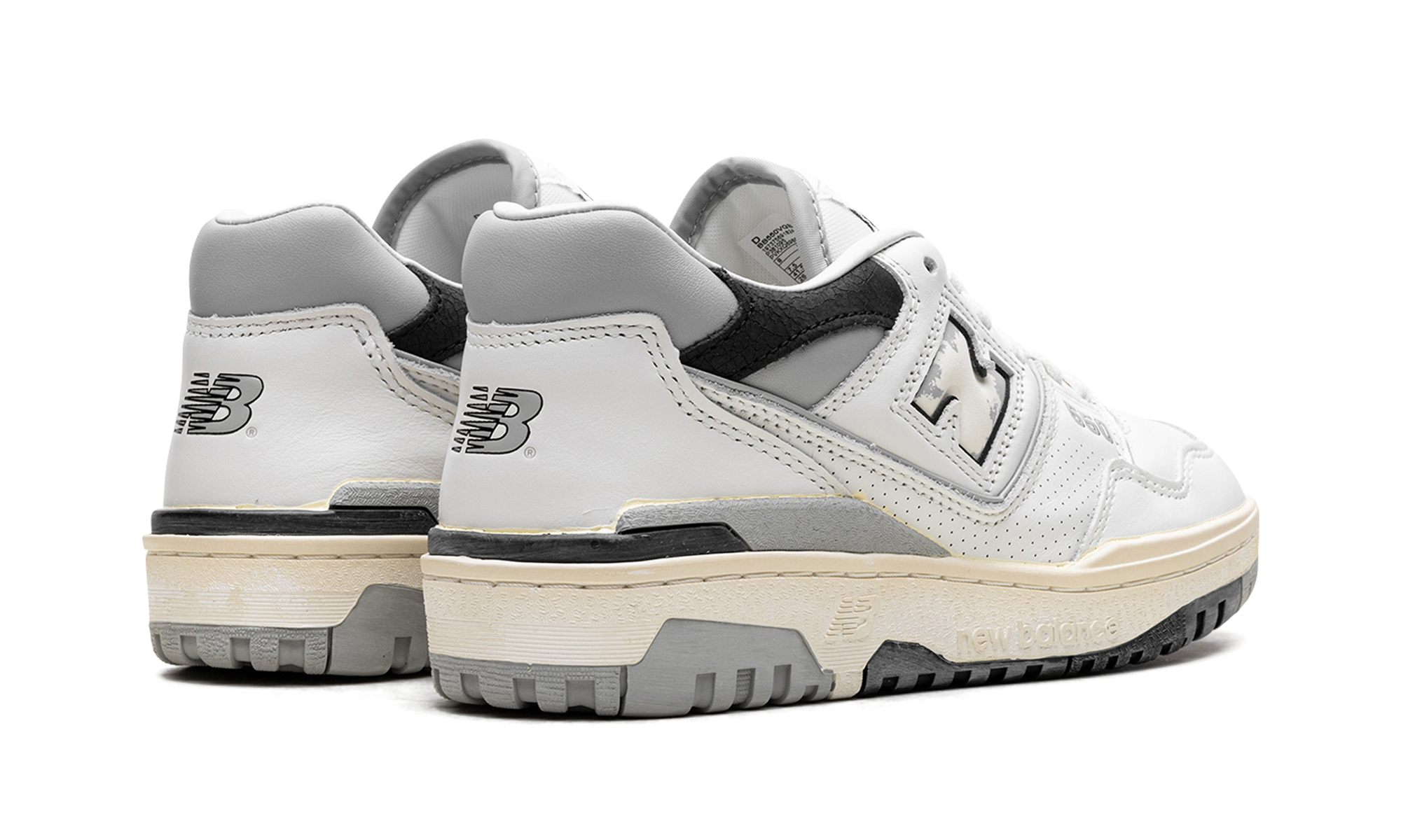 new balance 550 vintage pack concrete+BB550VGB+diagnol right behind view