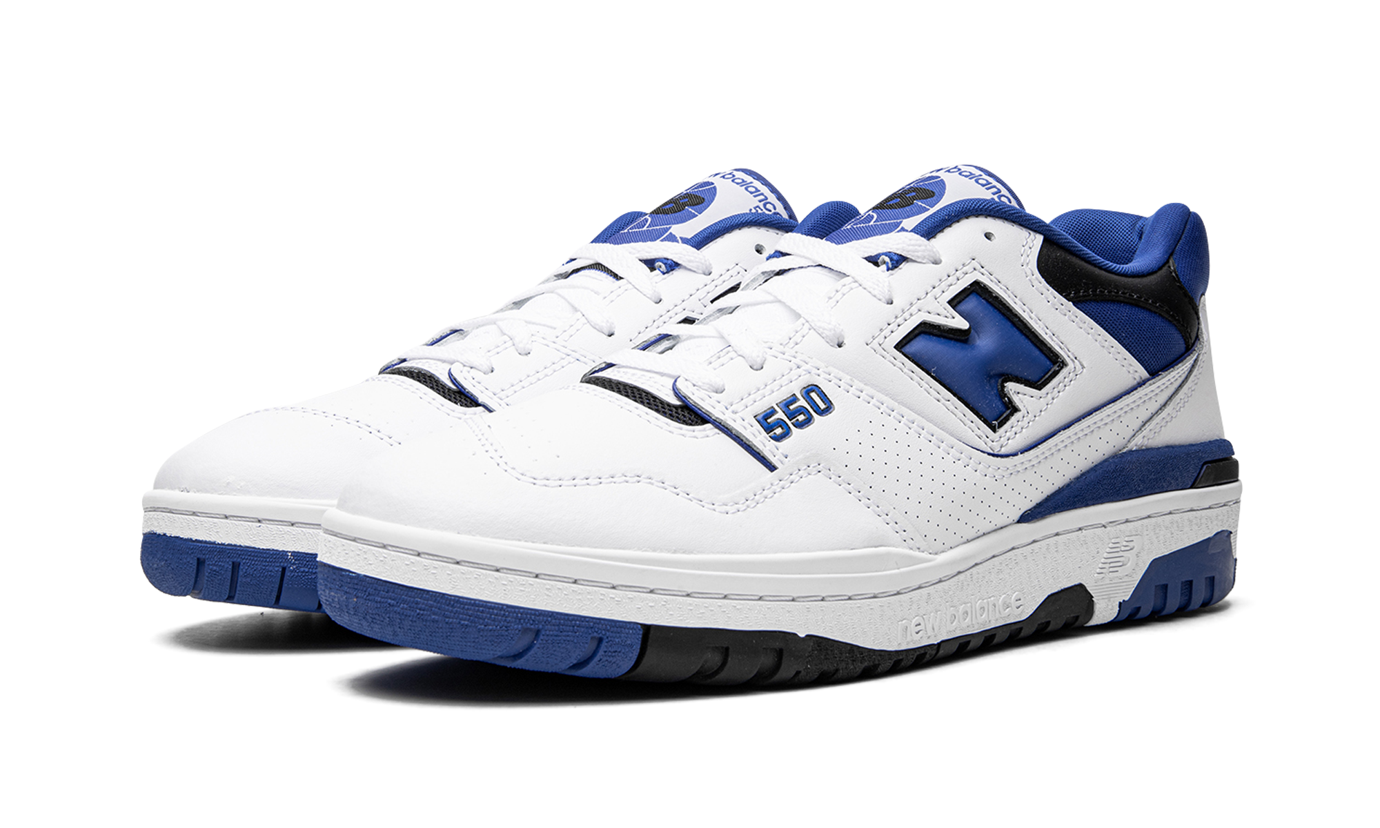 new balance 550 white blue+BB550SN1+diagnol left view