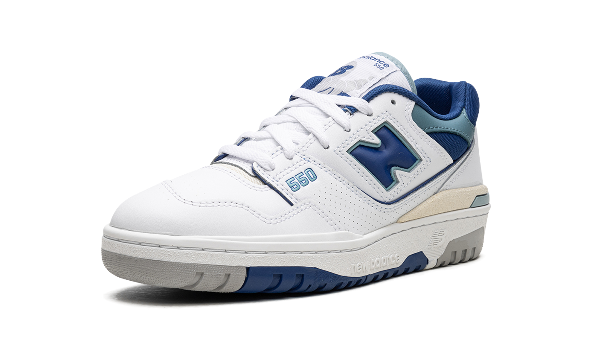new balance 550 white blue groove+BB550NCC+bottom view