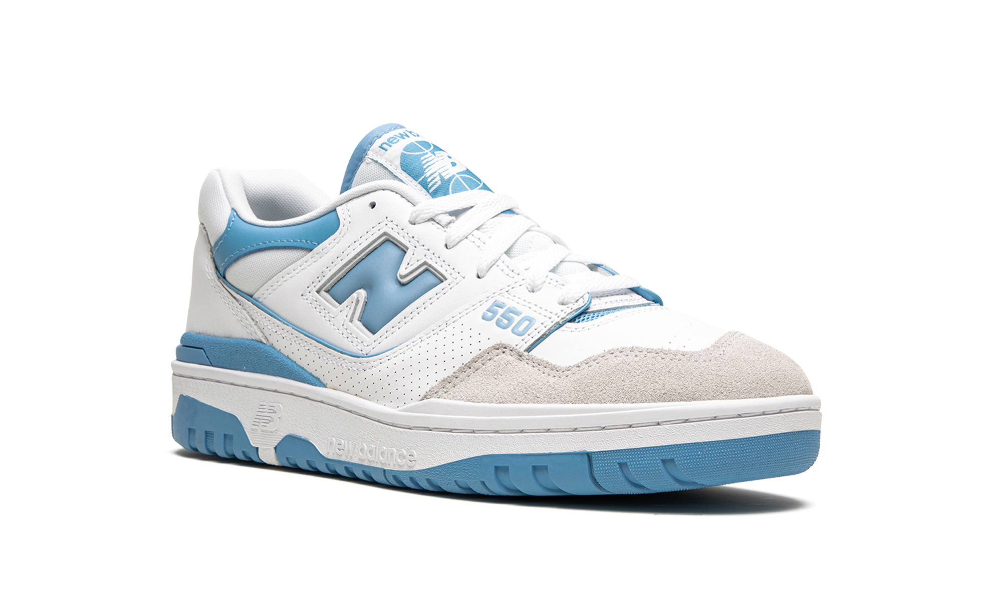 new balance 550 white blue haze rain cloud+BB550LSB+diagnol right view
