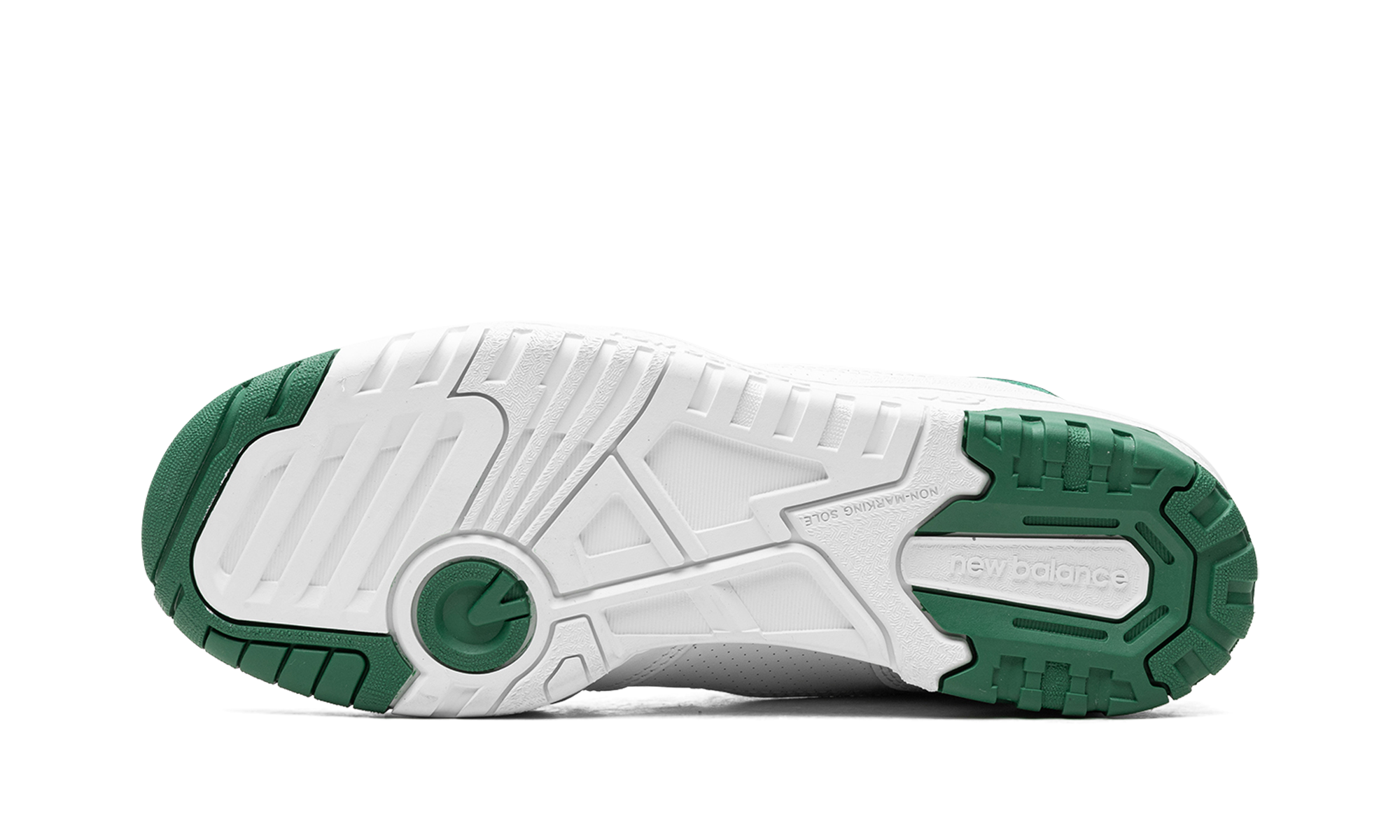 new balance 550 white classic green+BB550SWB+bottom view