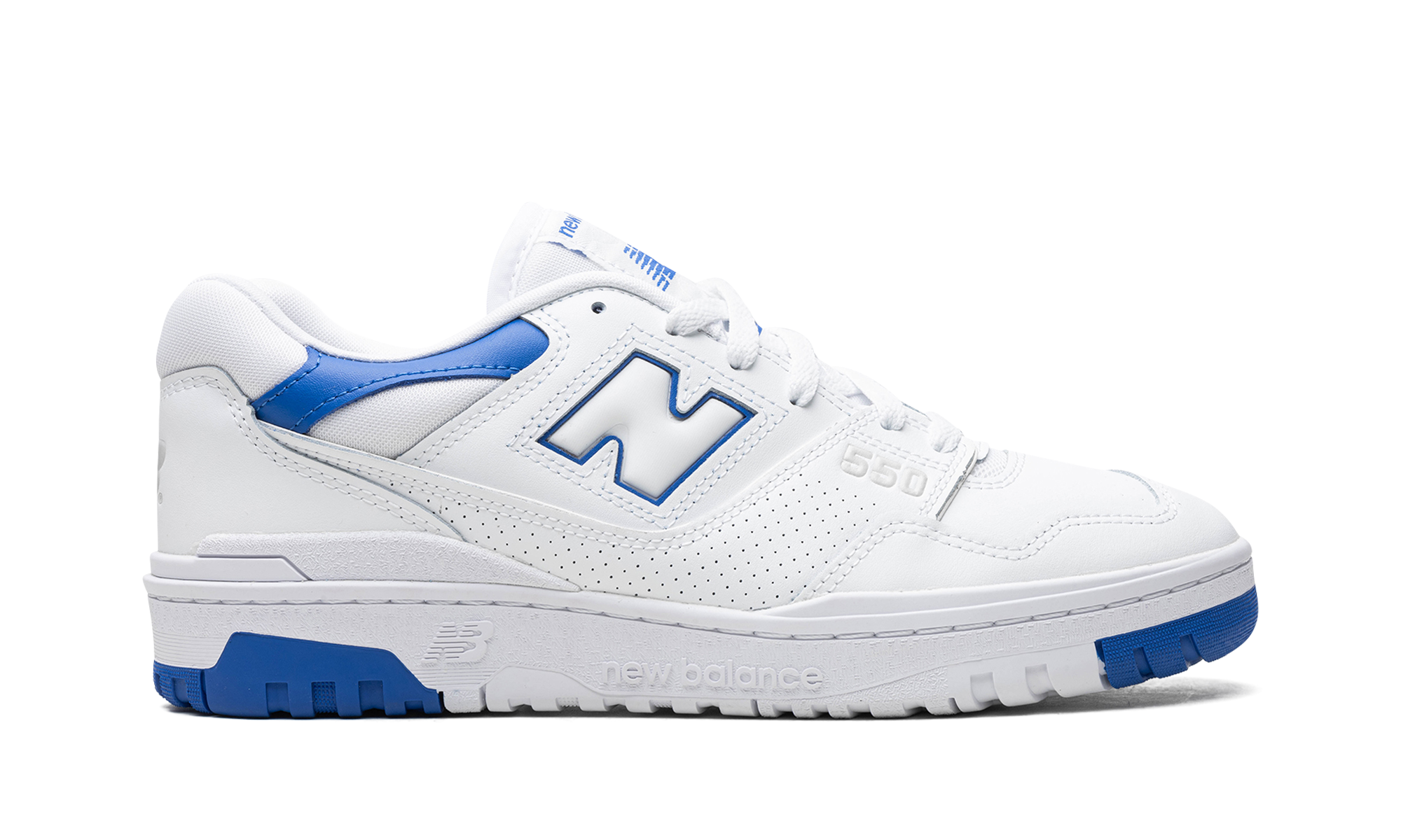 new balance 550 white cobalt blue+BB550SWC+right view