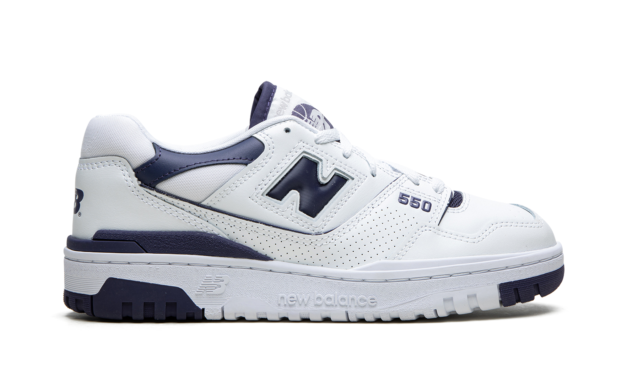 new balance 550 white dark mercury women s+BBW550BA+right view