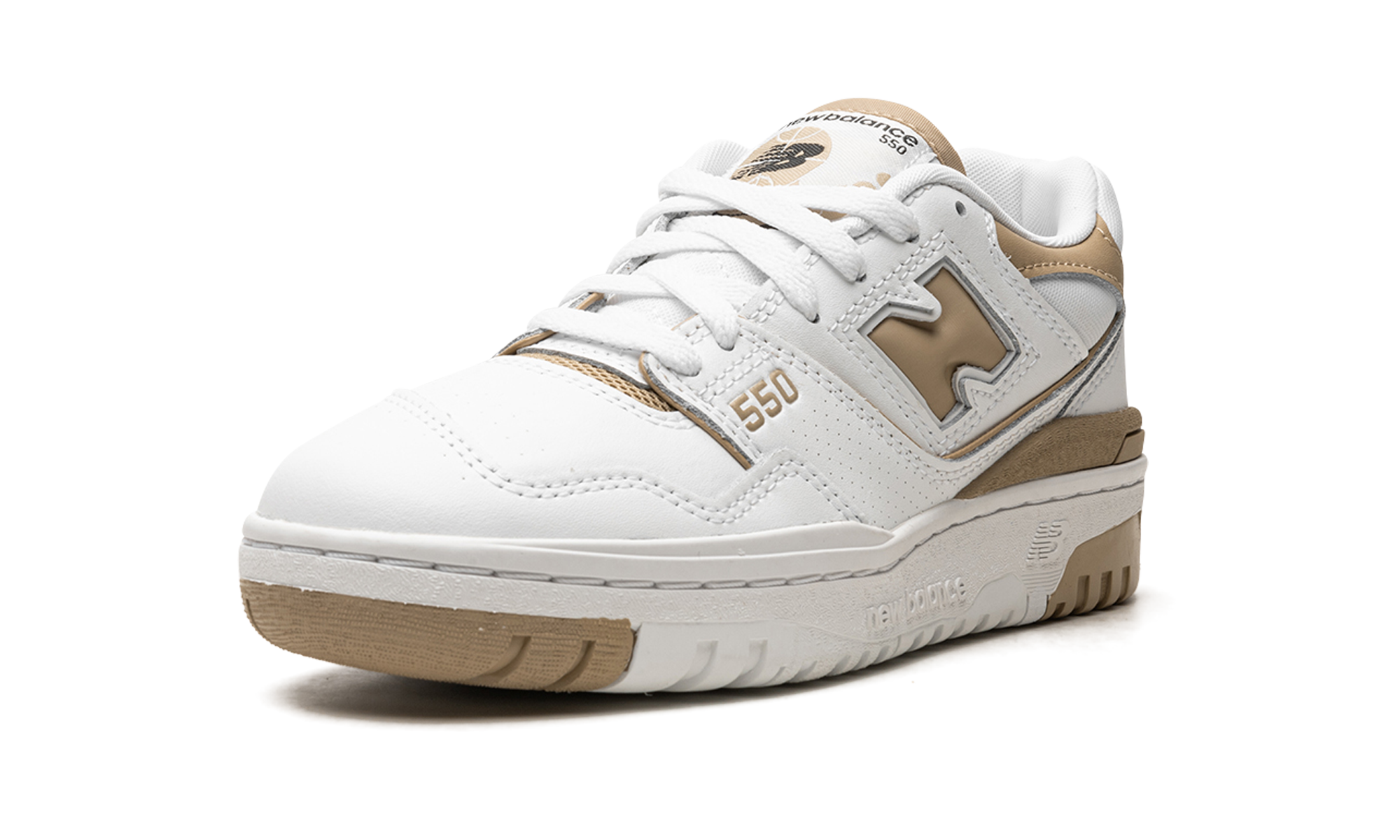 new balance 550 white incense women s+BBW550BT+left diagnol single view