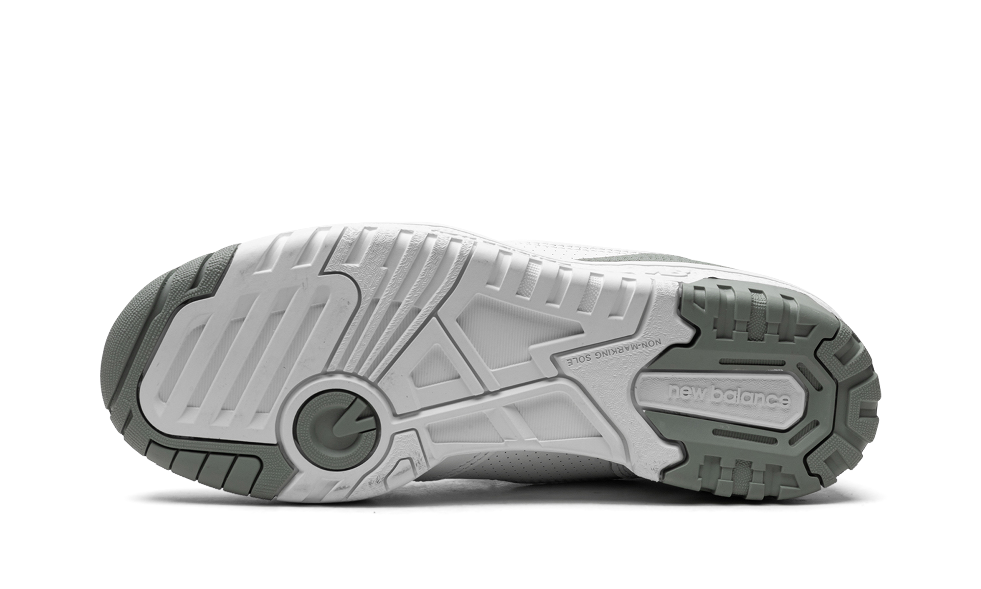 new balance 550 white juniper women s+BBW550BG+bottom view