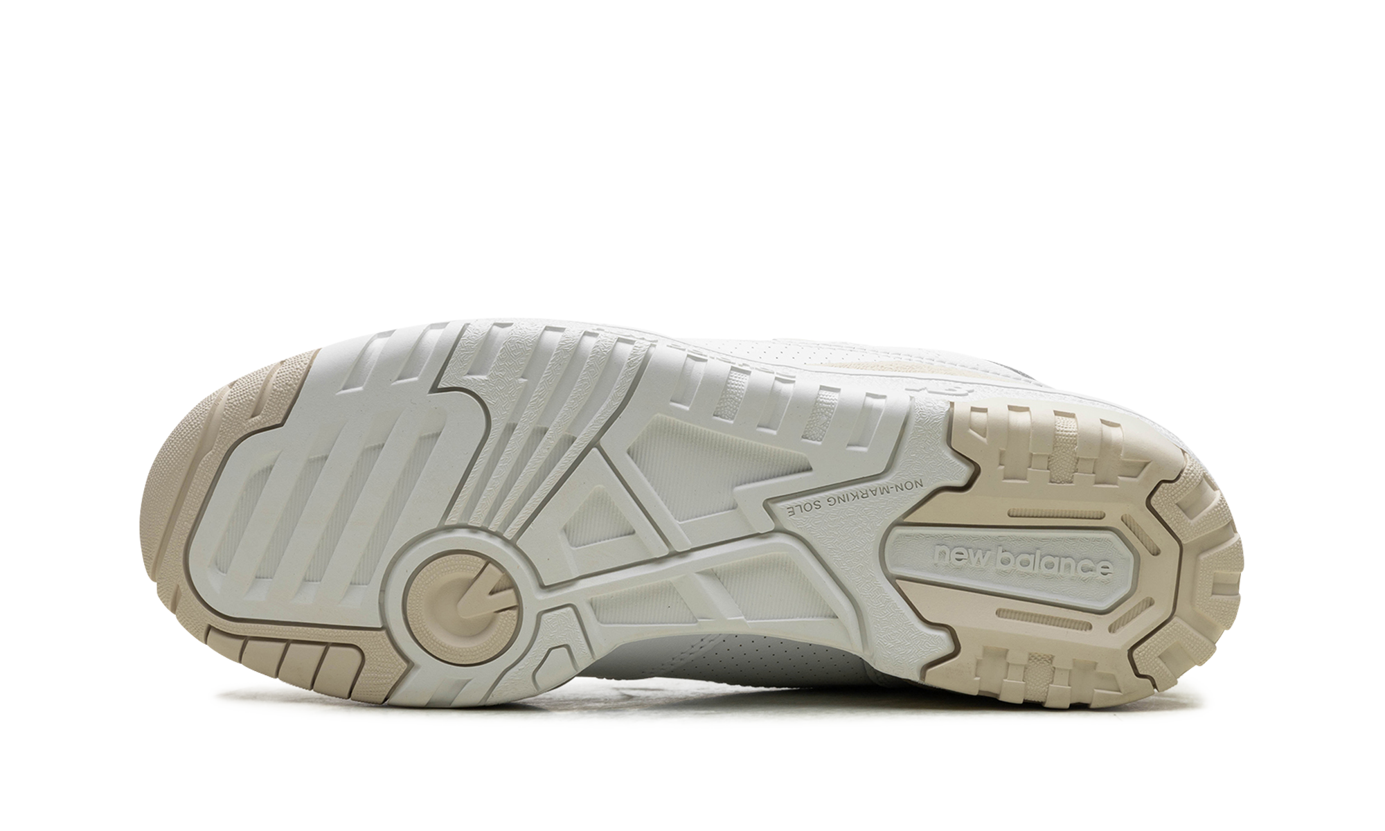 new balance 550 white linen women s+BBW550BK+bottom view