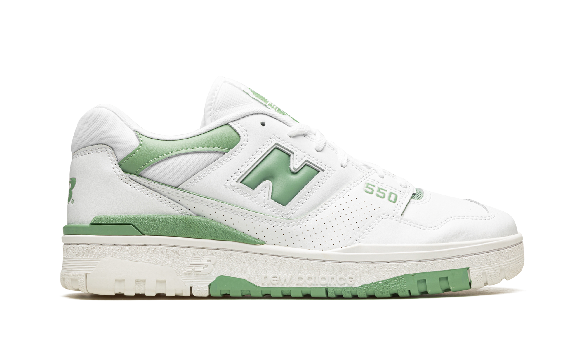 new balance 550 white mint green+BB550FS1+right view