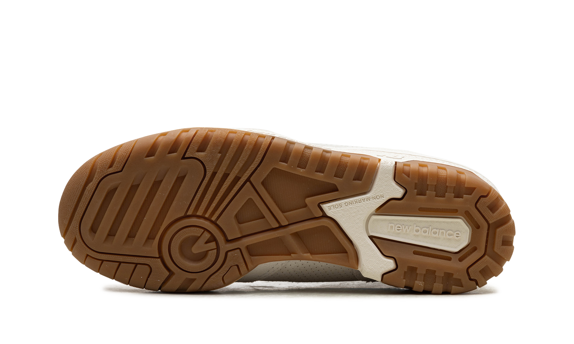 new balance 550 white olive gum women s+BBW550FO+bottom view