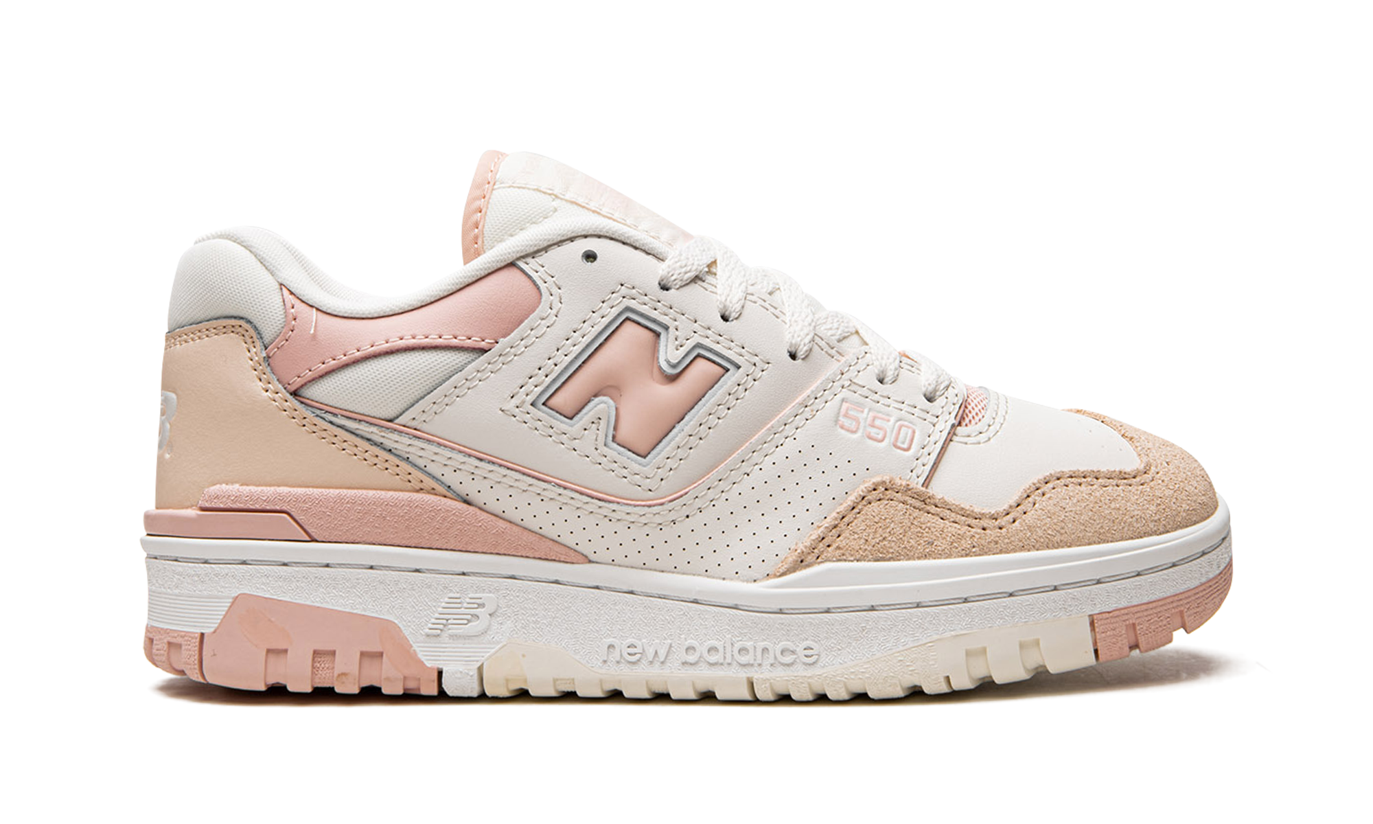 new balance 550 white pink women s+BBW550WP+right view