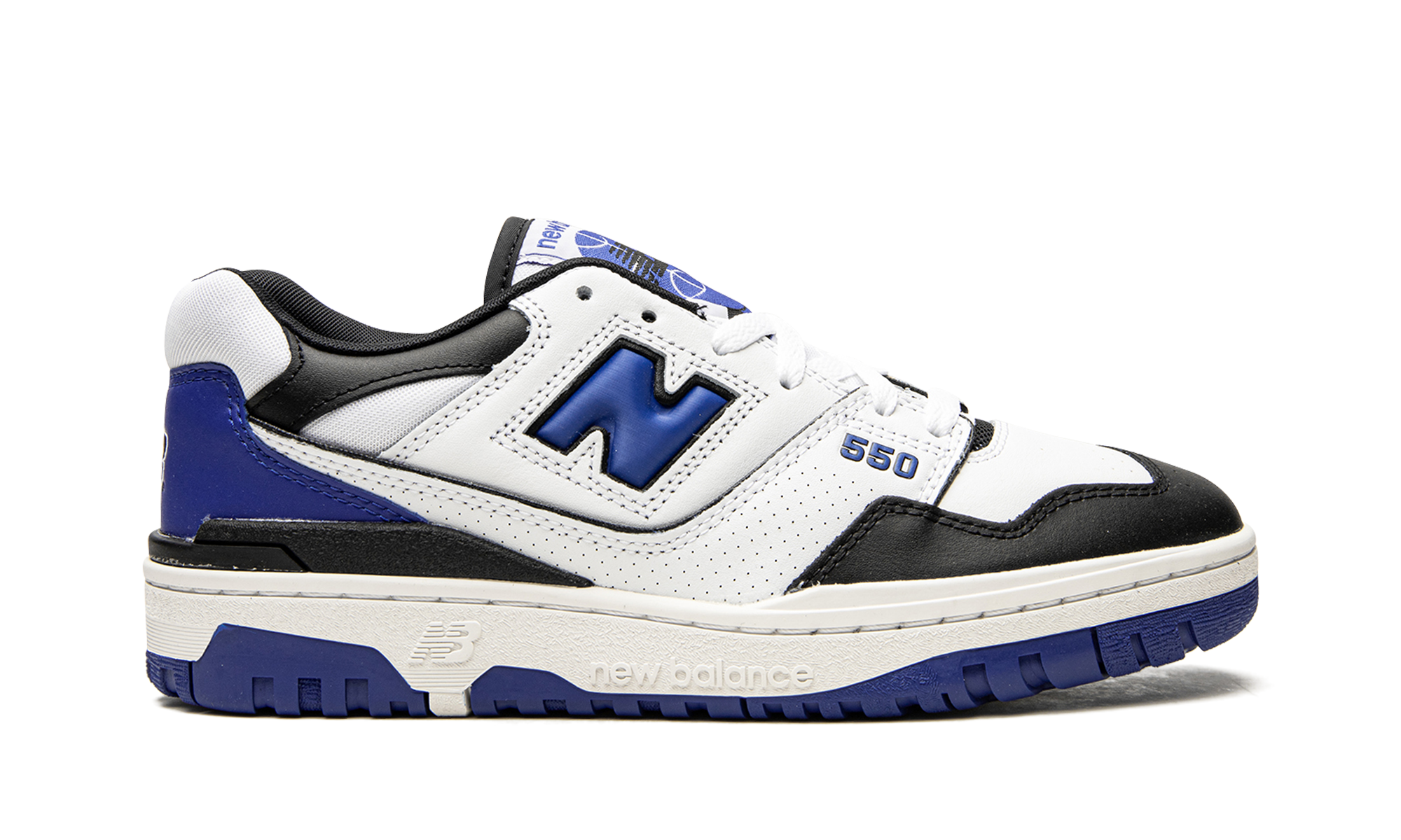 new balance 550 white royal black+BB550HN1+right view
