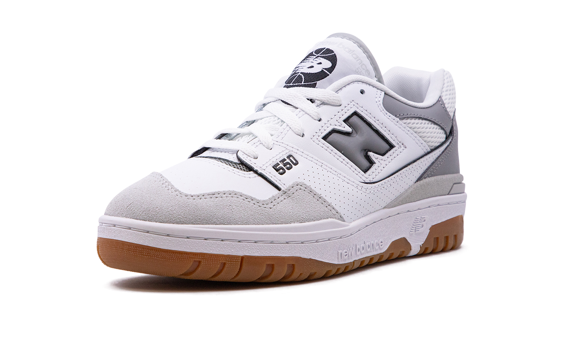 new balance 550 white slate grey+BB550ESC+diagnol right behind view