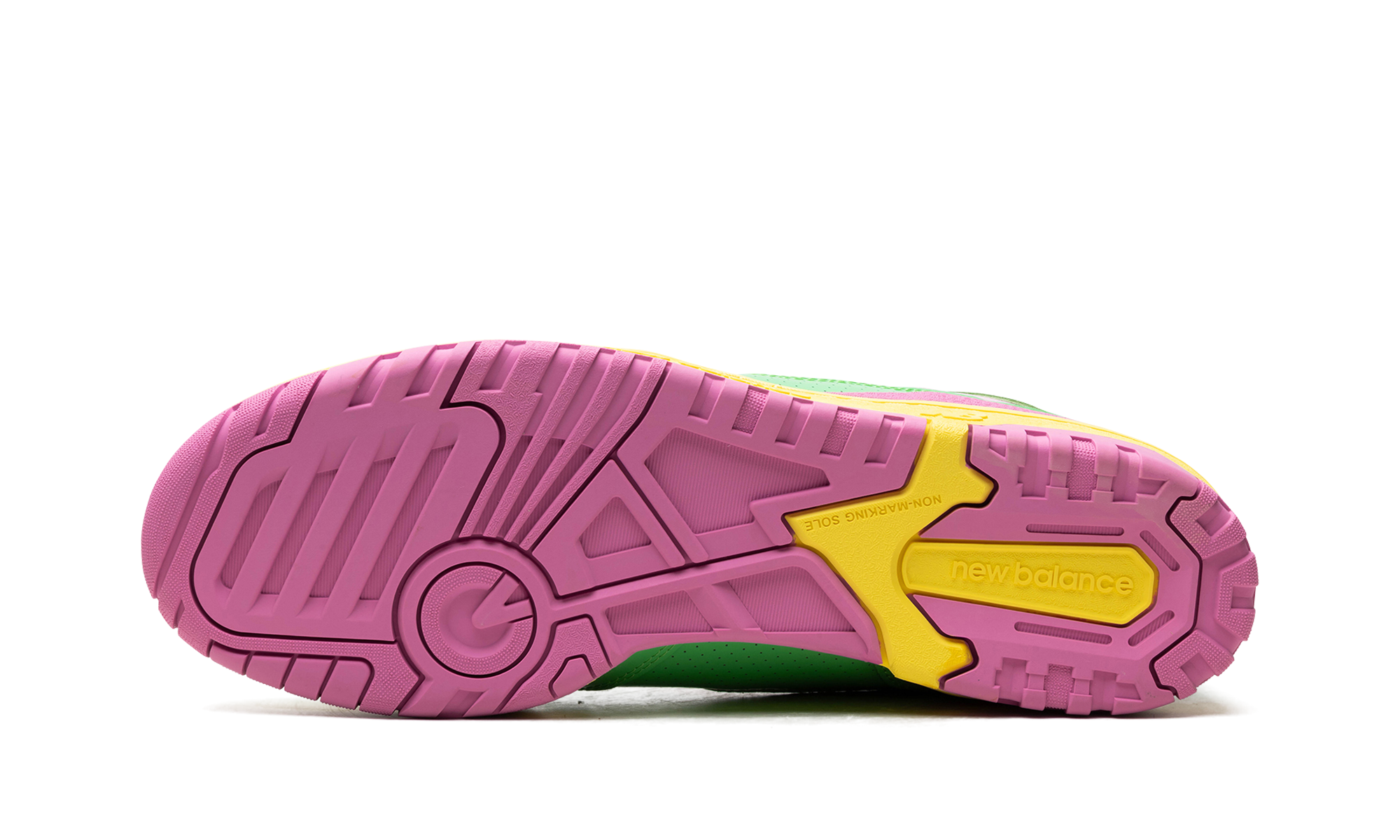 new balance 550 y2k patent leather pack pink green+BB550YKA+bottom view
