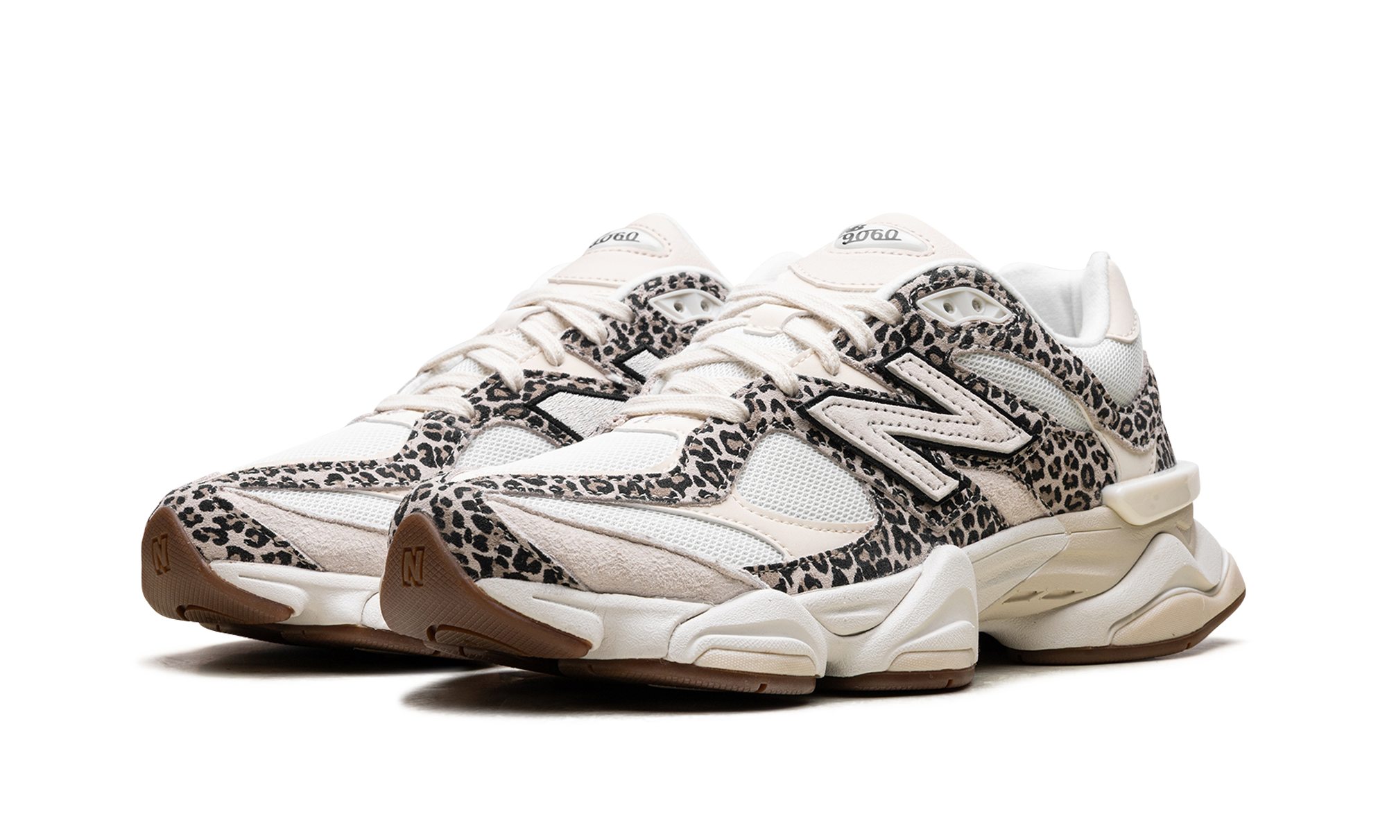 New Balance 9060 ASOS Exclusive Beige Brown Leopard Print