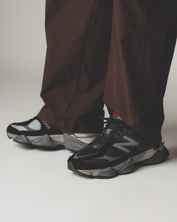 New Balance 9060 Black Castlerock Grey, Lifestyle View 2, SKU U9060BLK