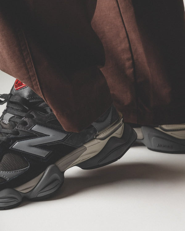 New Balance 9060 Black Castlerock Grey, Lifestyle View 3, SKU U9060BLK