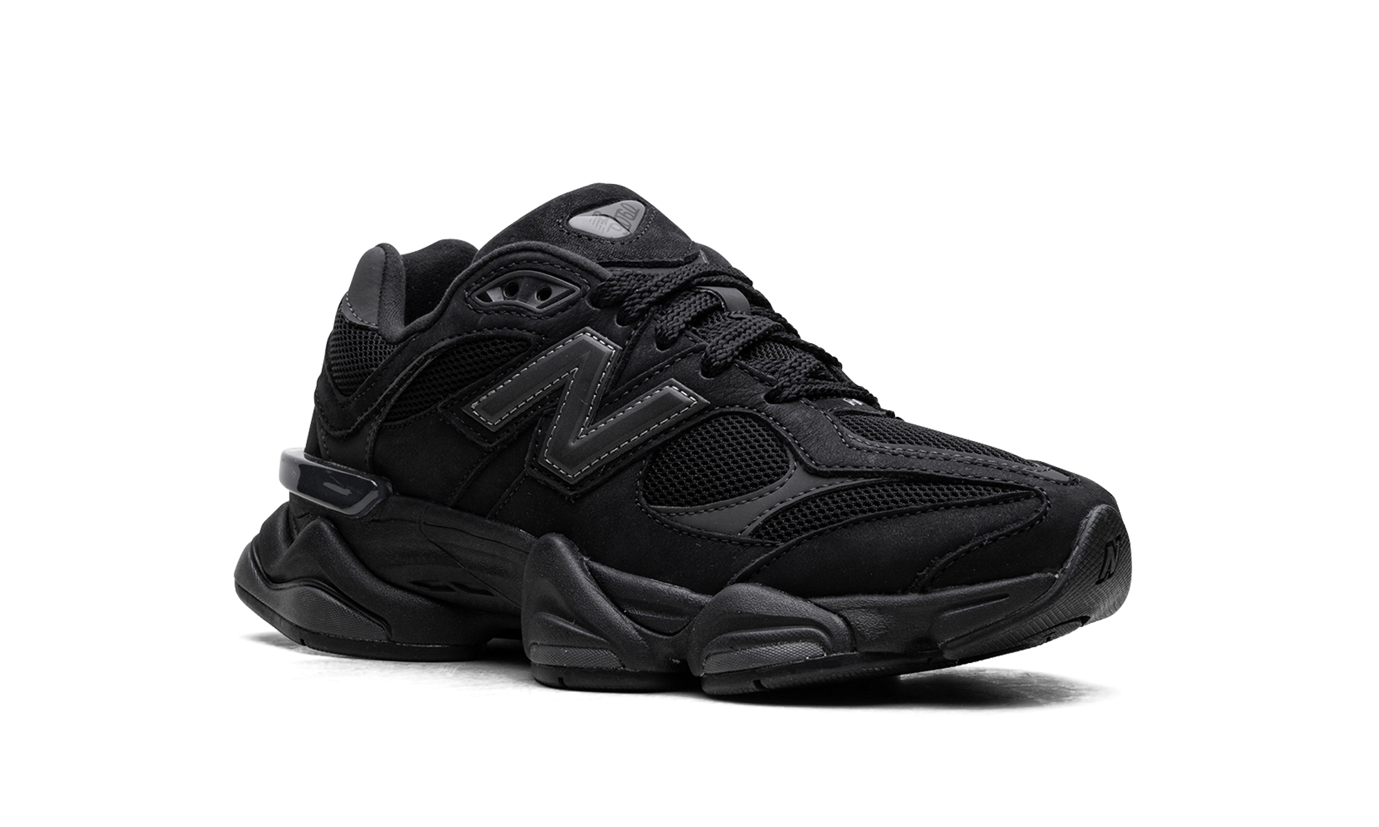 new balance 9060 black cement+U9060ZGE+diagnol right view