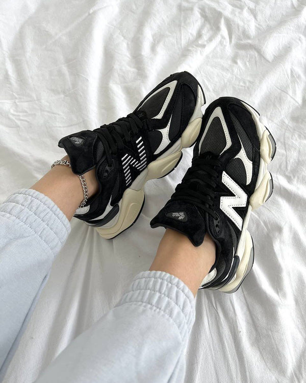 New Balance 9060 Black White, Lifestyle View 1, SKU U9060AAA