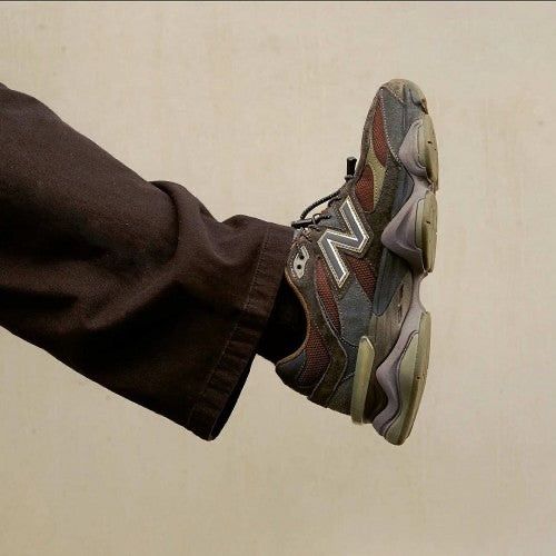 New Balance 9060 Blacktop Dark Moss, Lifestyle View 2, SKU U9060PH