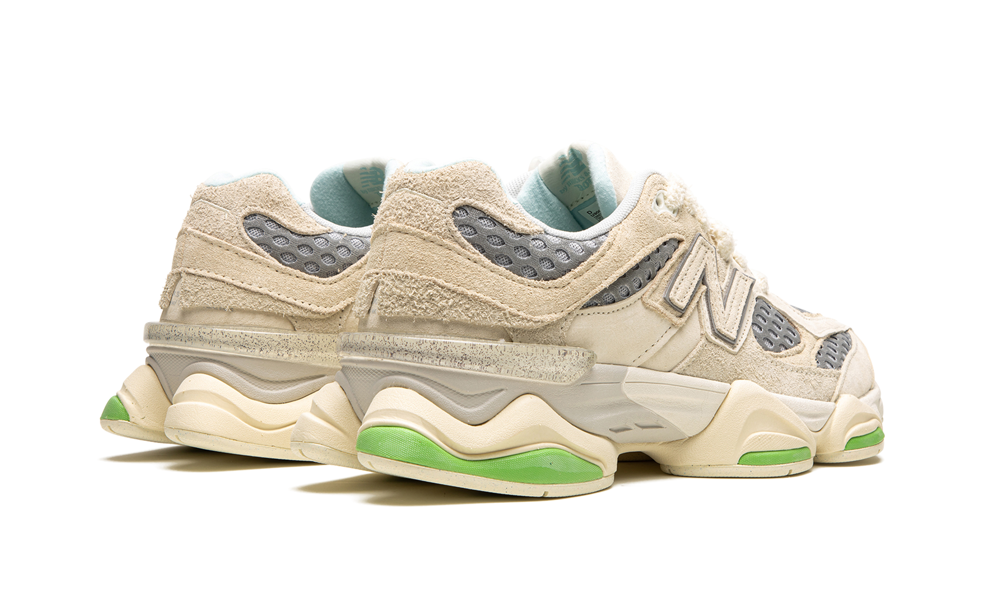 new balance 9060 bricks wood+U9060BW1+diagnol right behind view
