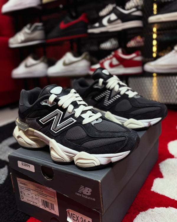 New Balance 9060 Charcoal, Lifestyle View 1, SKU U9060BLC