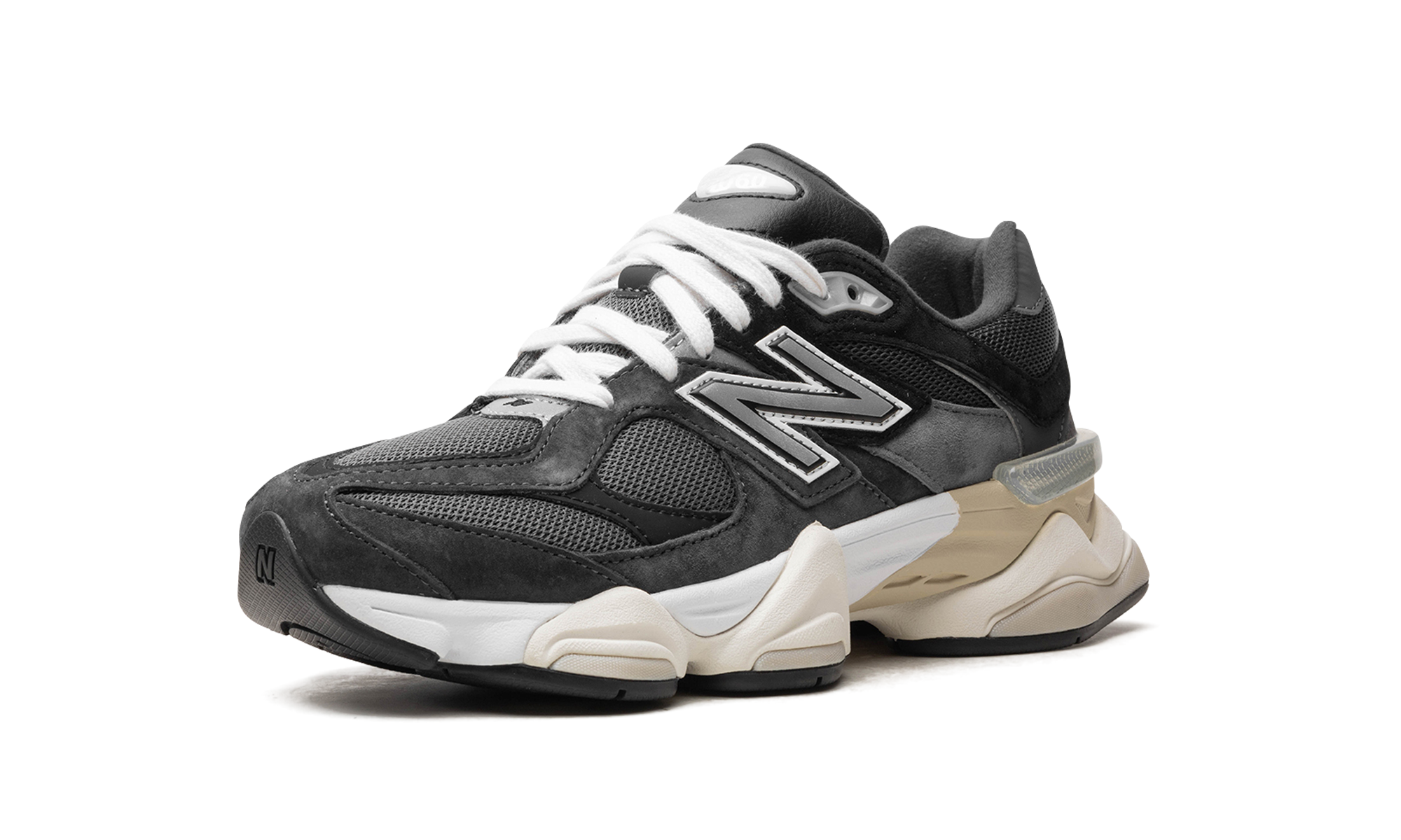 new balance 9060 charcoal+U9060BLC+left diagnol single view