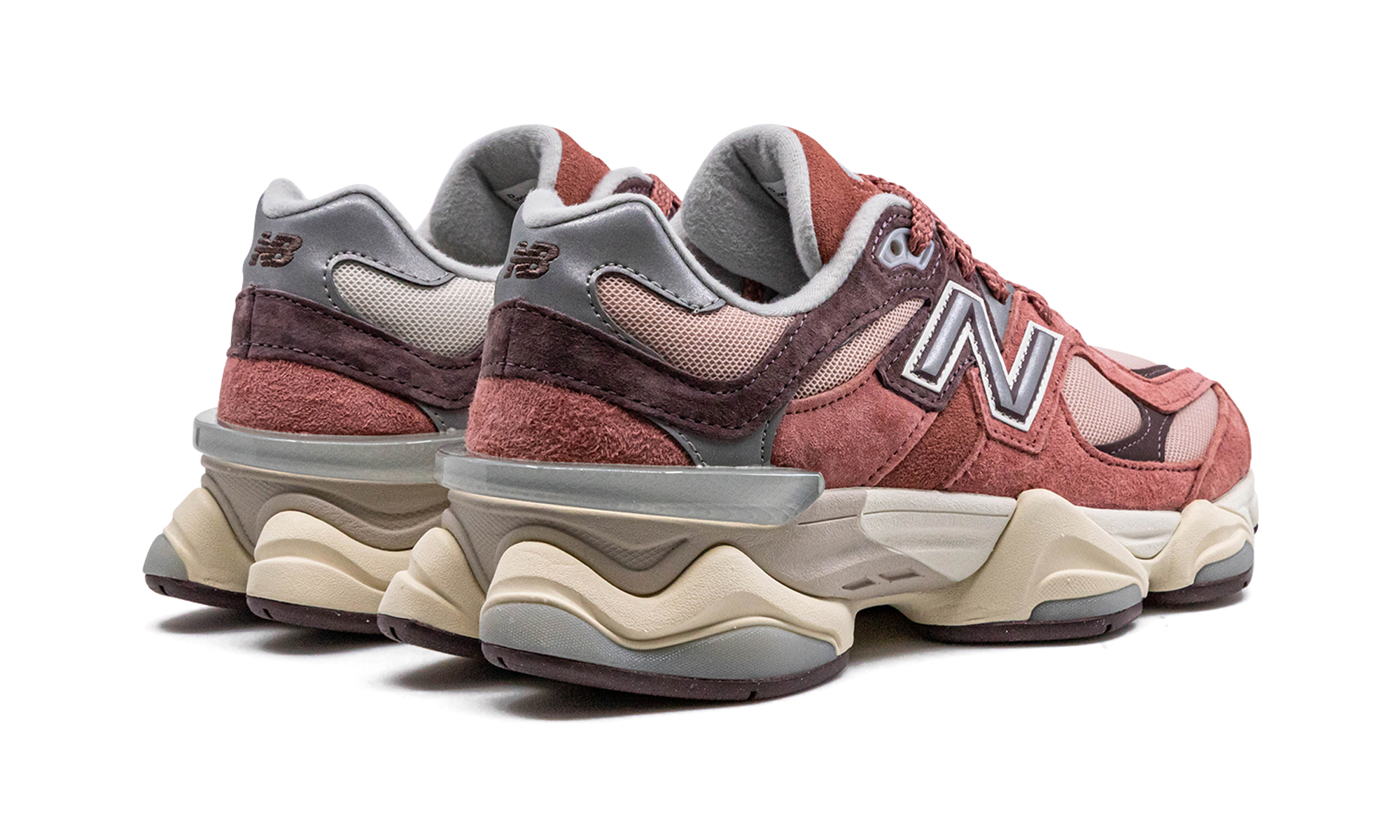 new balance 9060 cherry blossom+U9060TRU+diagnol right behind view