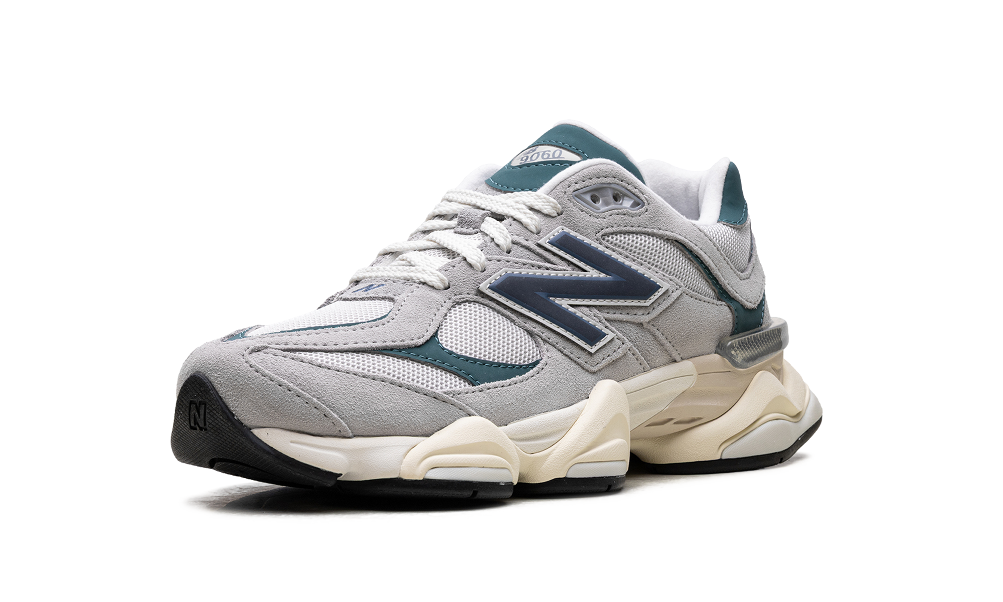 new balance 9060 concrete vintage indigo new spruce+U9060HMS+left diagnol single view