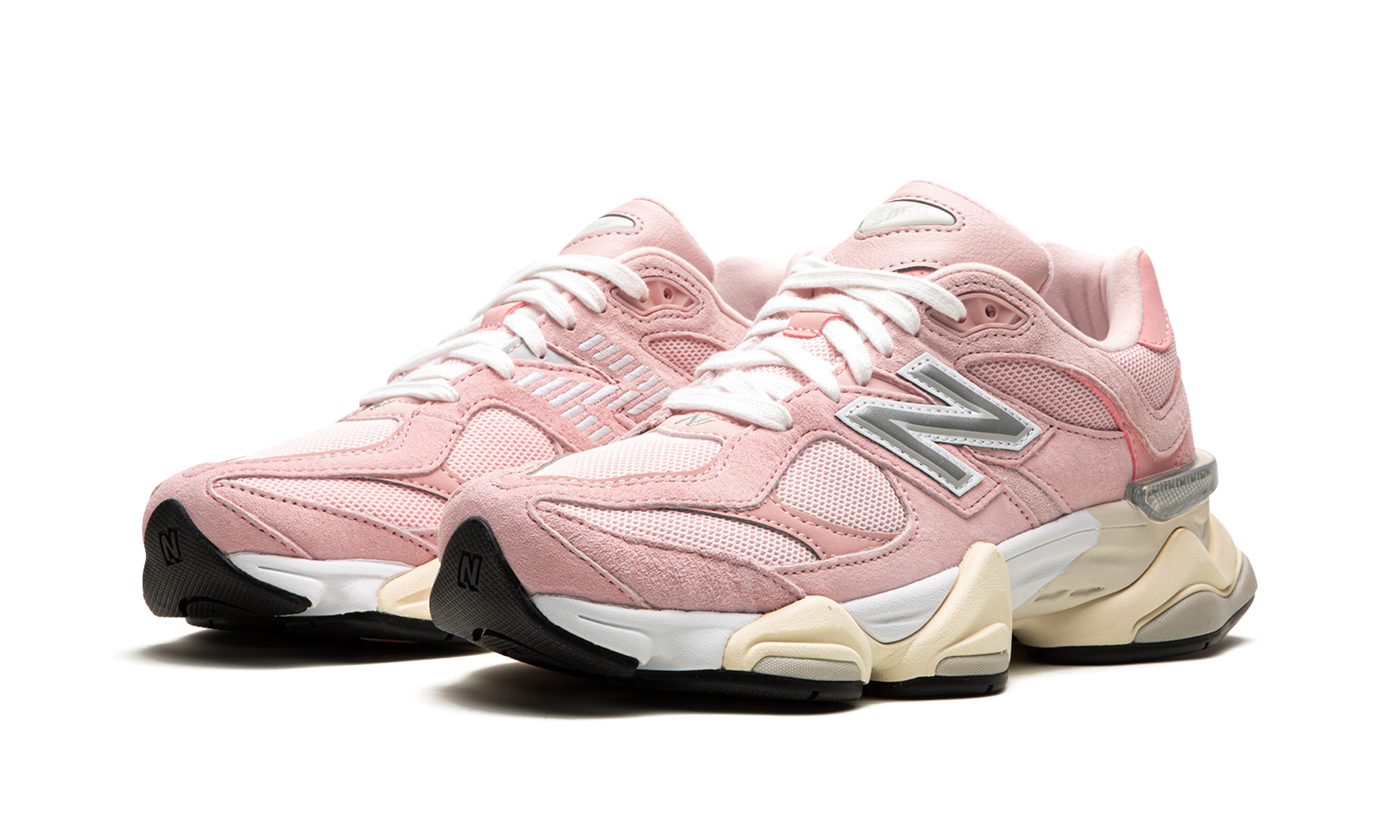 new balance 9060 crystal pink+U9060CSP+diagnol left view