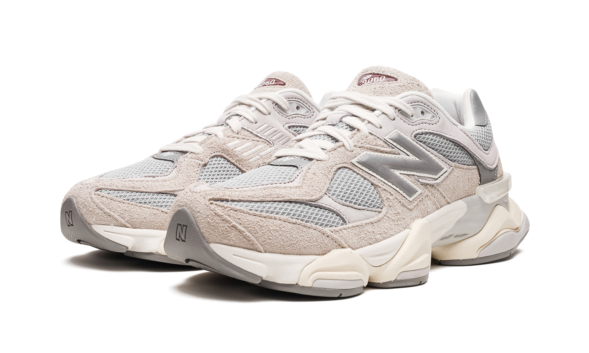 new balance 9060 lunar new year timberwolf grey+U9060LNY+diagnol left view