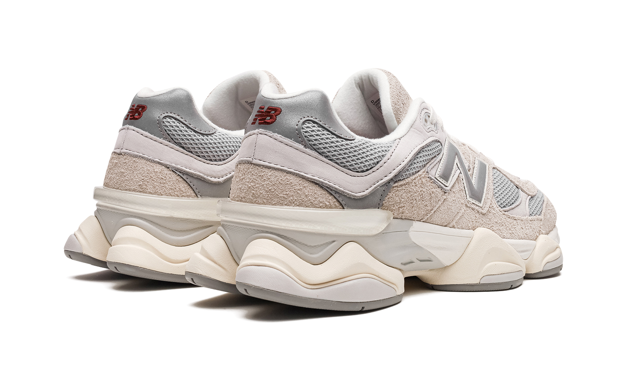 new balance 9060 lunar new year timberwolf grey+U9060LNY+diagnol right behind view