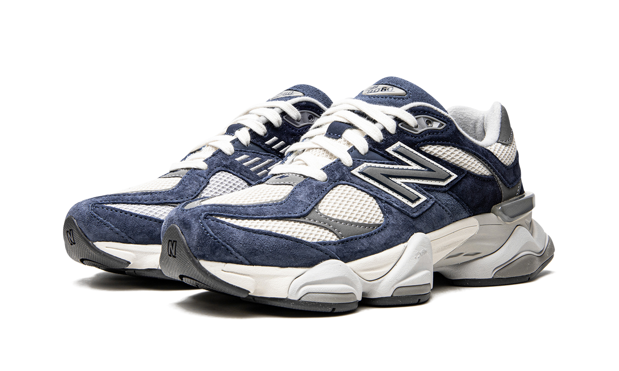 new balance 9060 natural indigo+U9060IND+diagnol left view