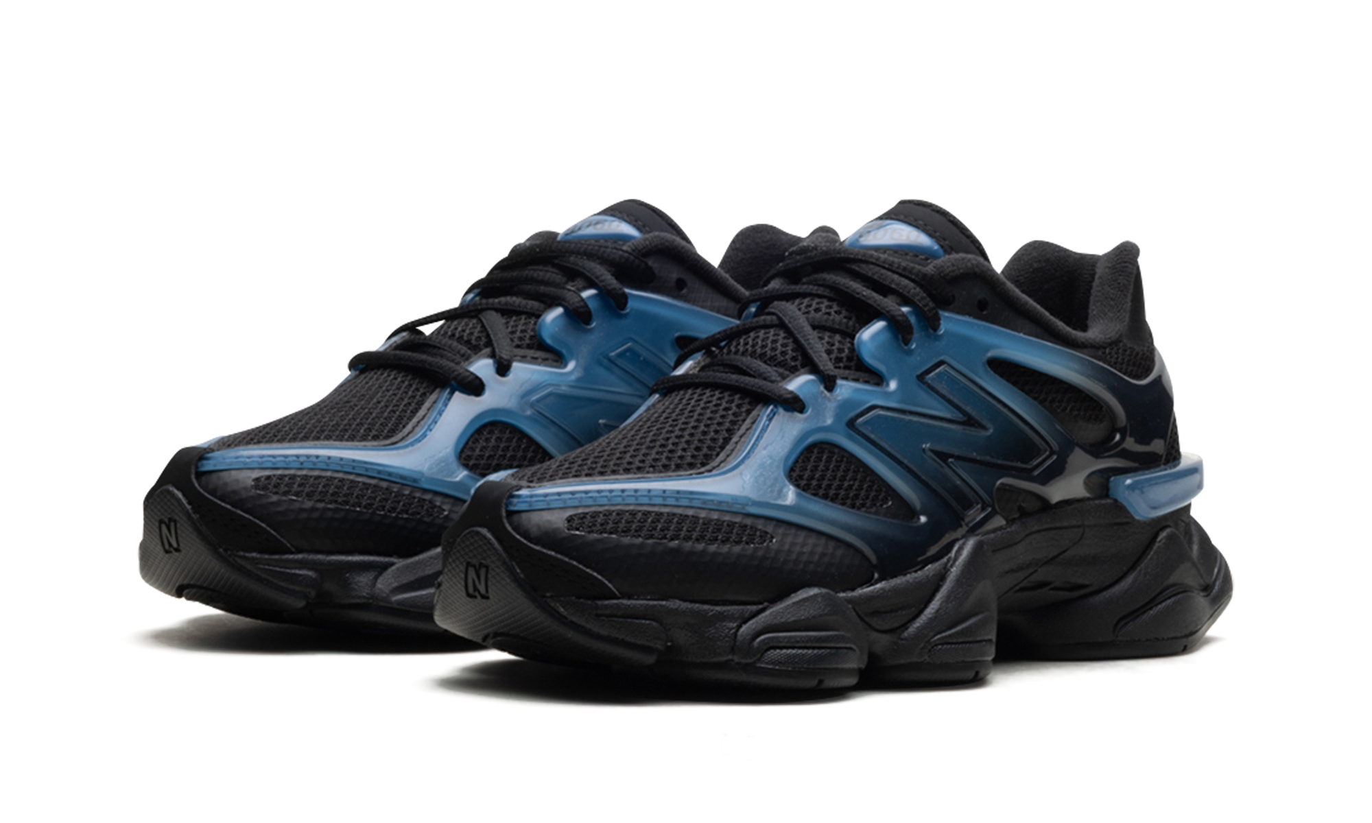new balance 9060 navy blue black gradient+U9060IDW+diagnol left view