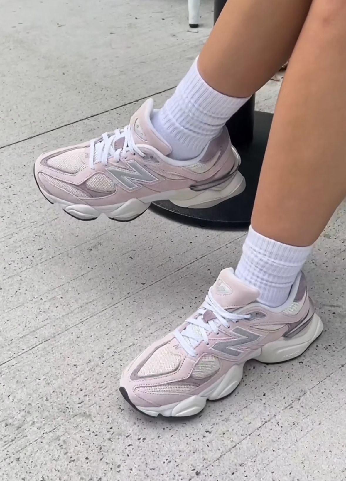 New Balance 9060 Rose Sugar Angora, Lifestyle View 4, SKU U9060LBC