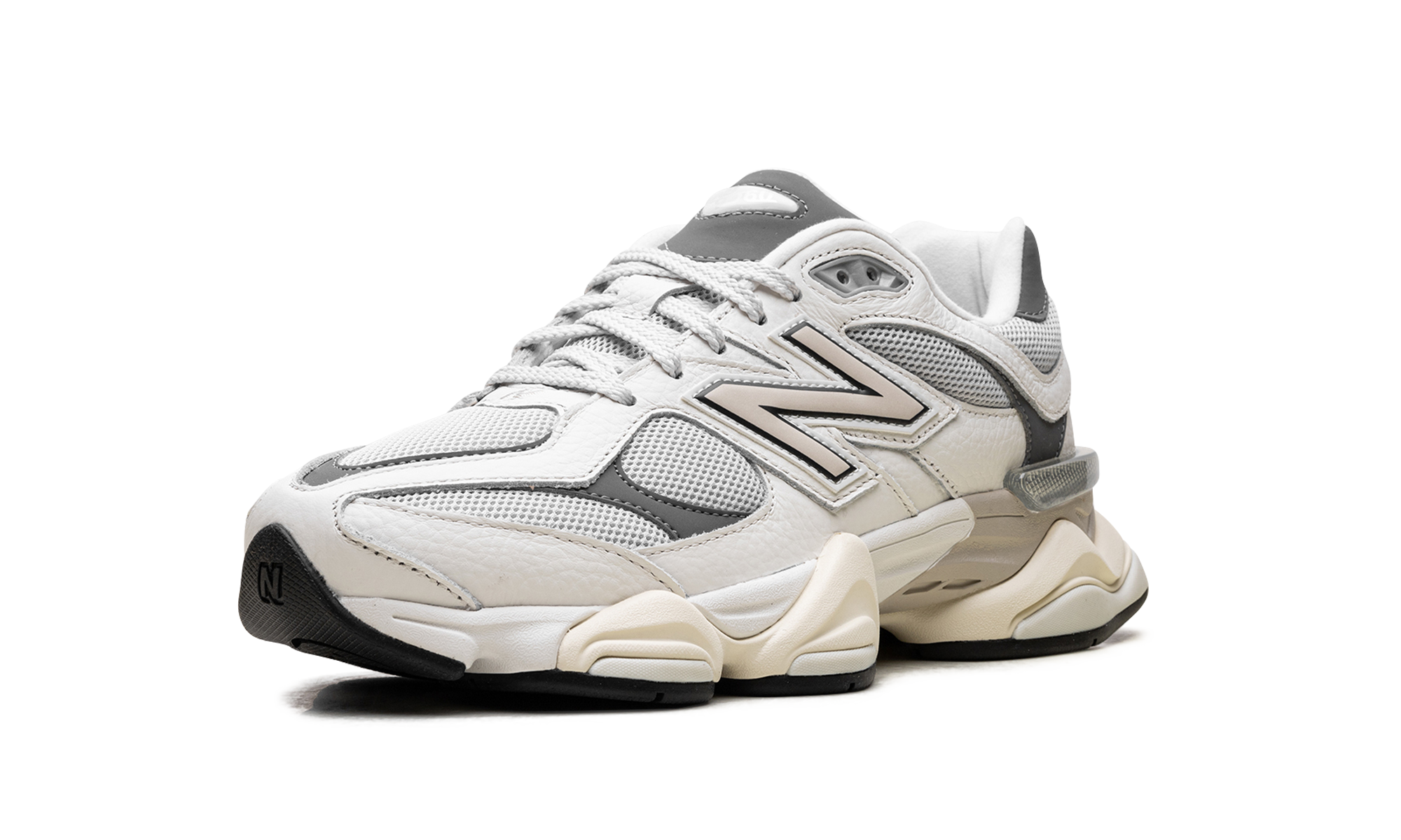 new balance 9060 sea salt castlerock+U9060AGA+left diagnol single view